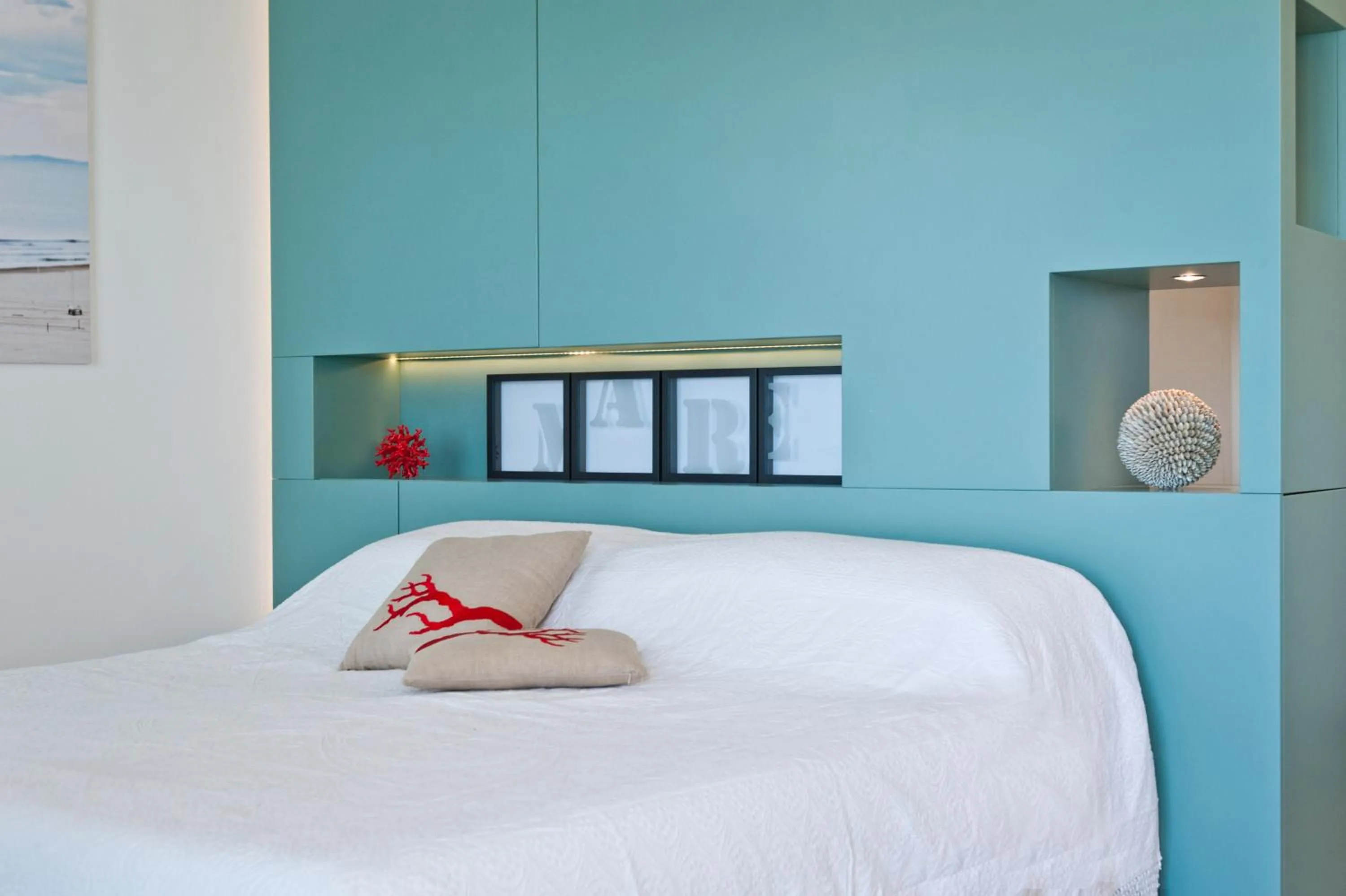 Decorative detail, Bed in Hotel Torremaura