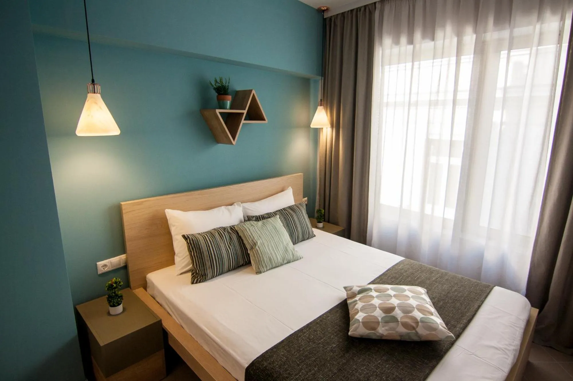 Bedroom, Bed in Dynasta Central Suites