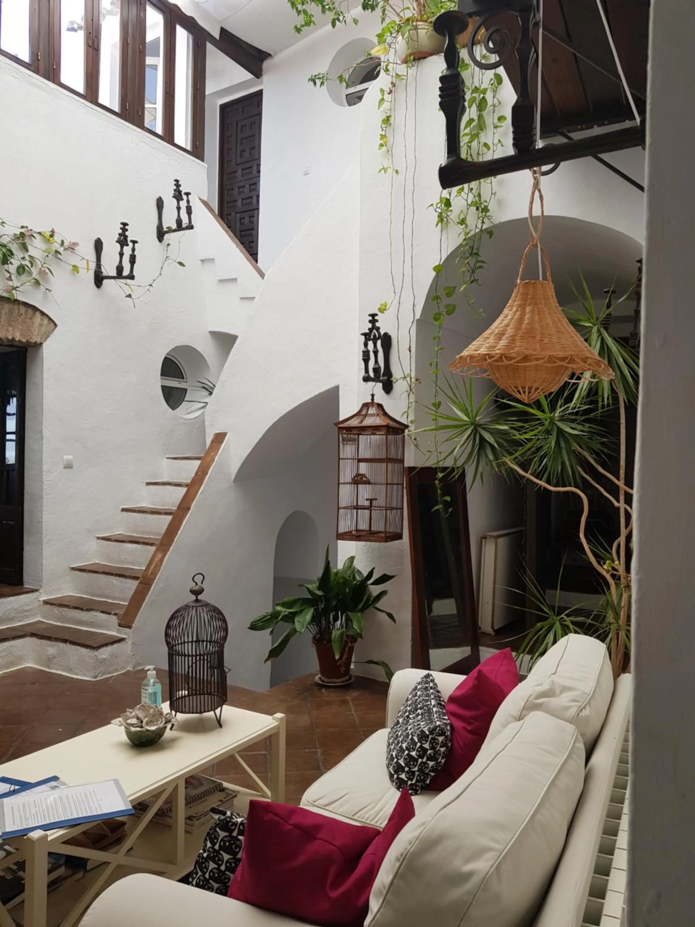 Living room in La Casa de Bovedas Charming Inn