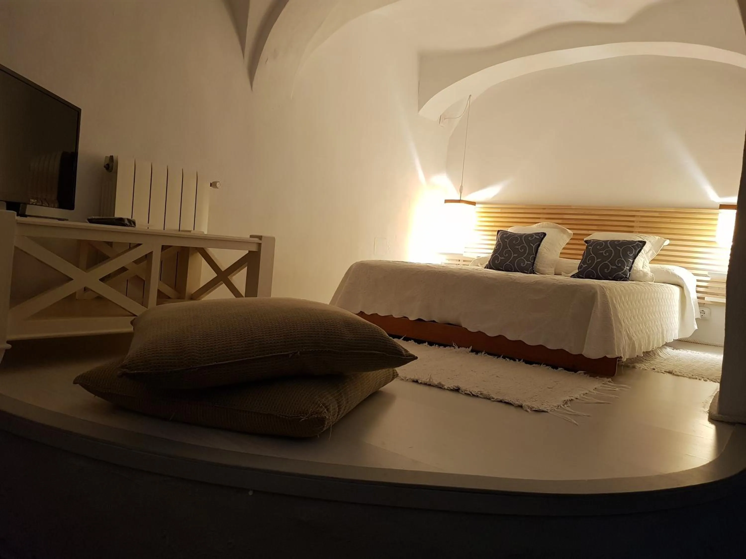 Bed in La Casa de Bovedas Charming Inn