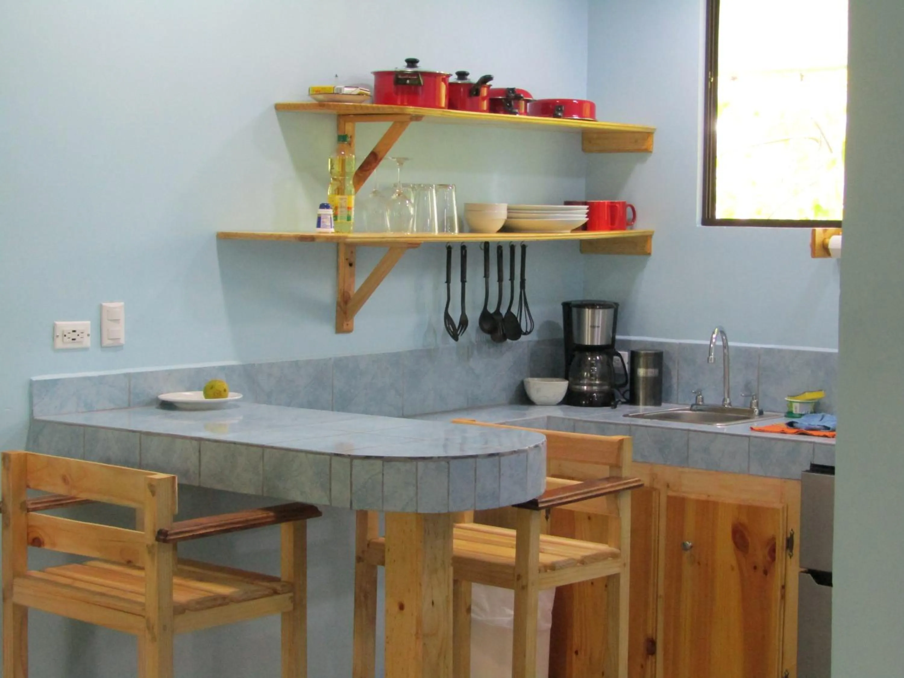 Kitchen or kitchenette in Peace of Paradise Breakfast Included Free Manuel Antonio Park Tour