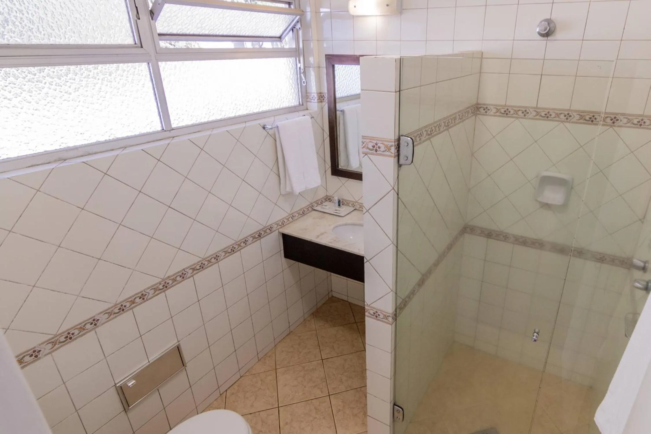 Shower in Hotel Deville Express Cascavel