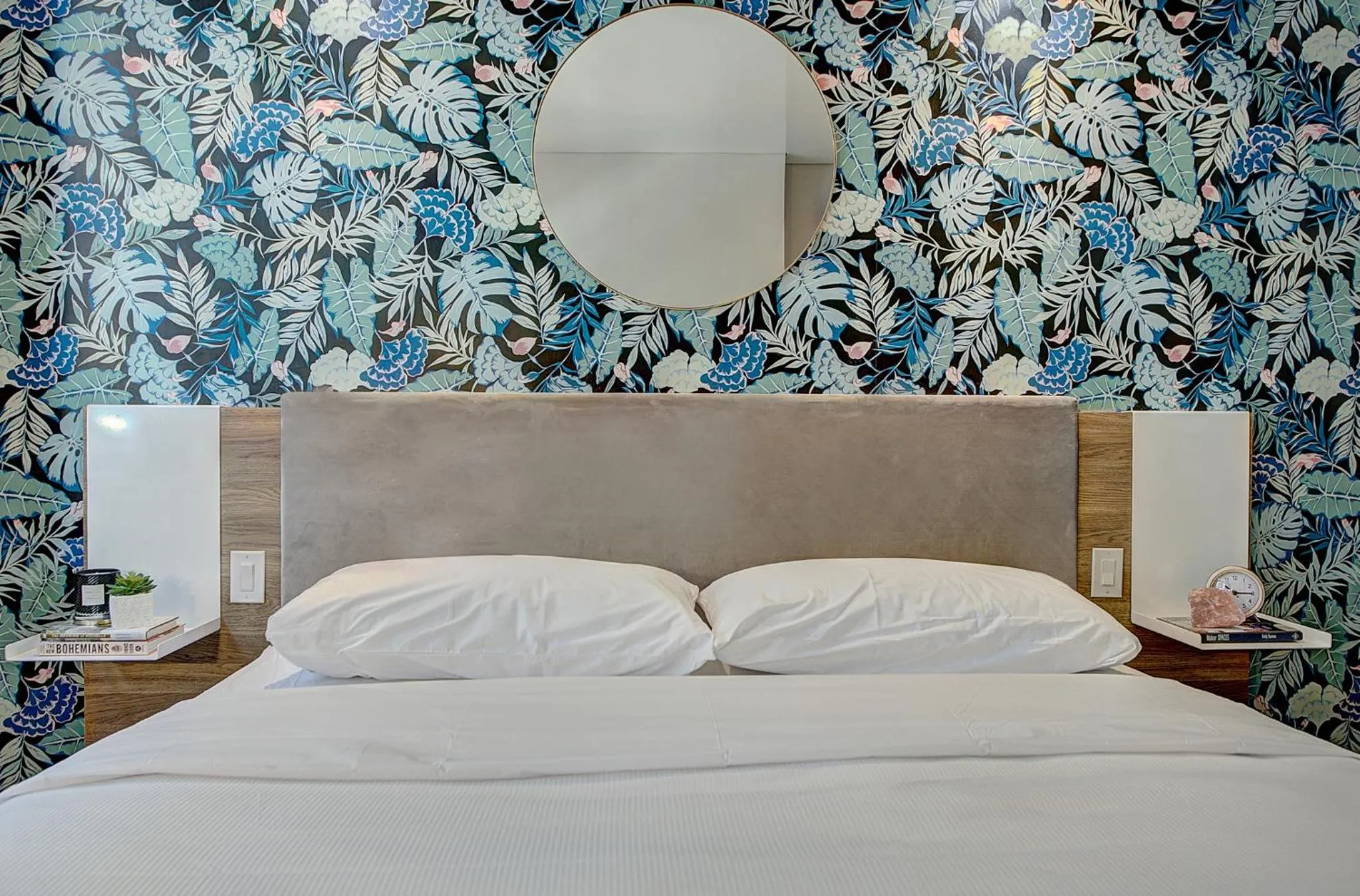 Bed in Pierce Boutique Apartments by Simplissimmo