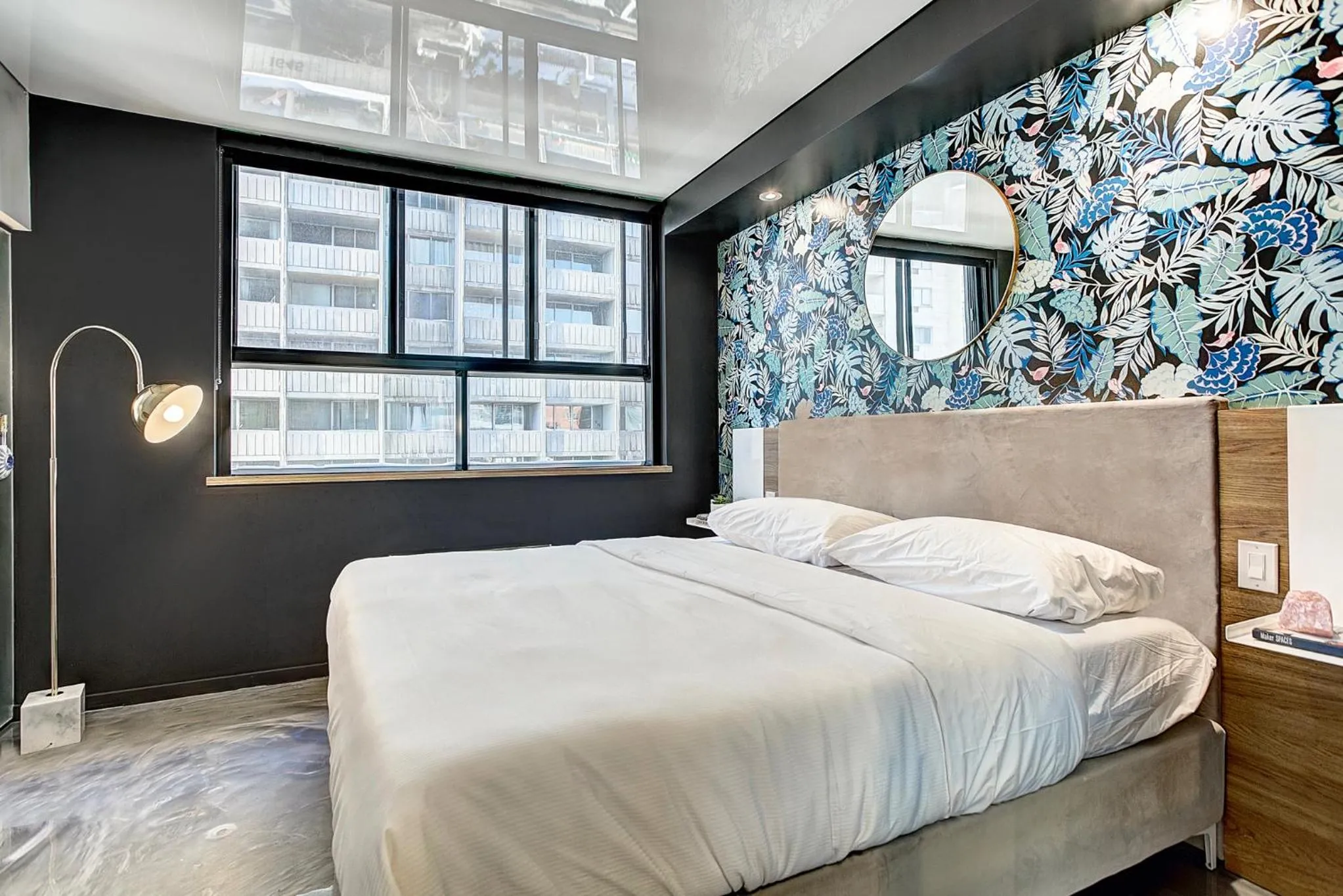 Bed in Pierce Boutique Apartments by Simplissimmo