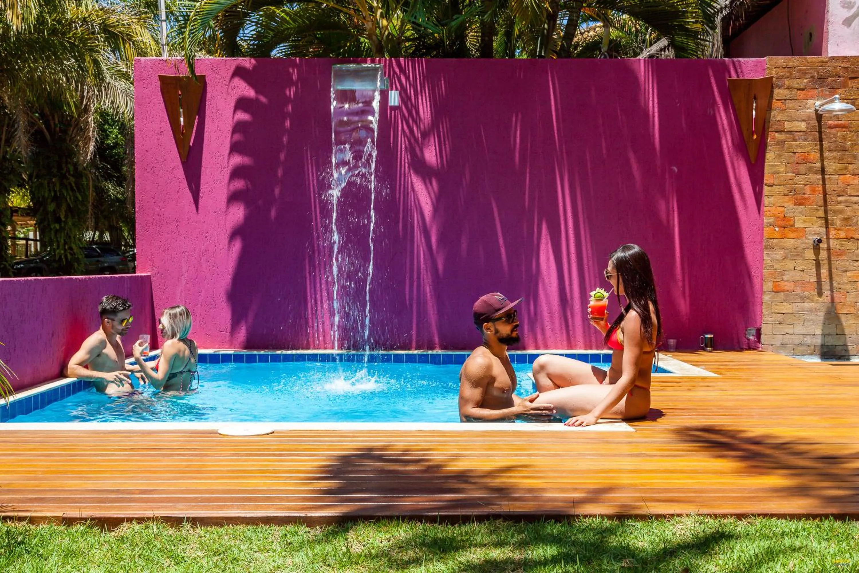 Swimming pool in Raio de Sol Pousada