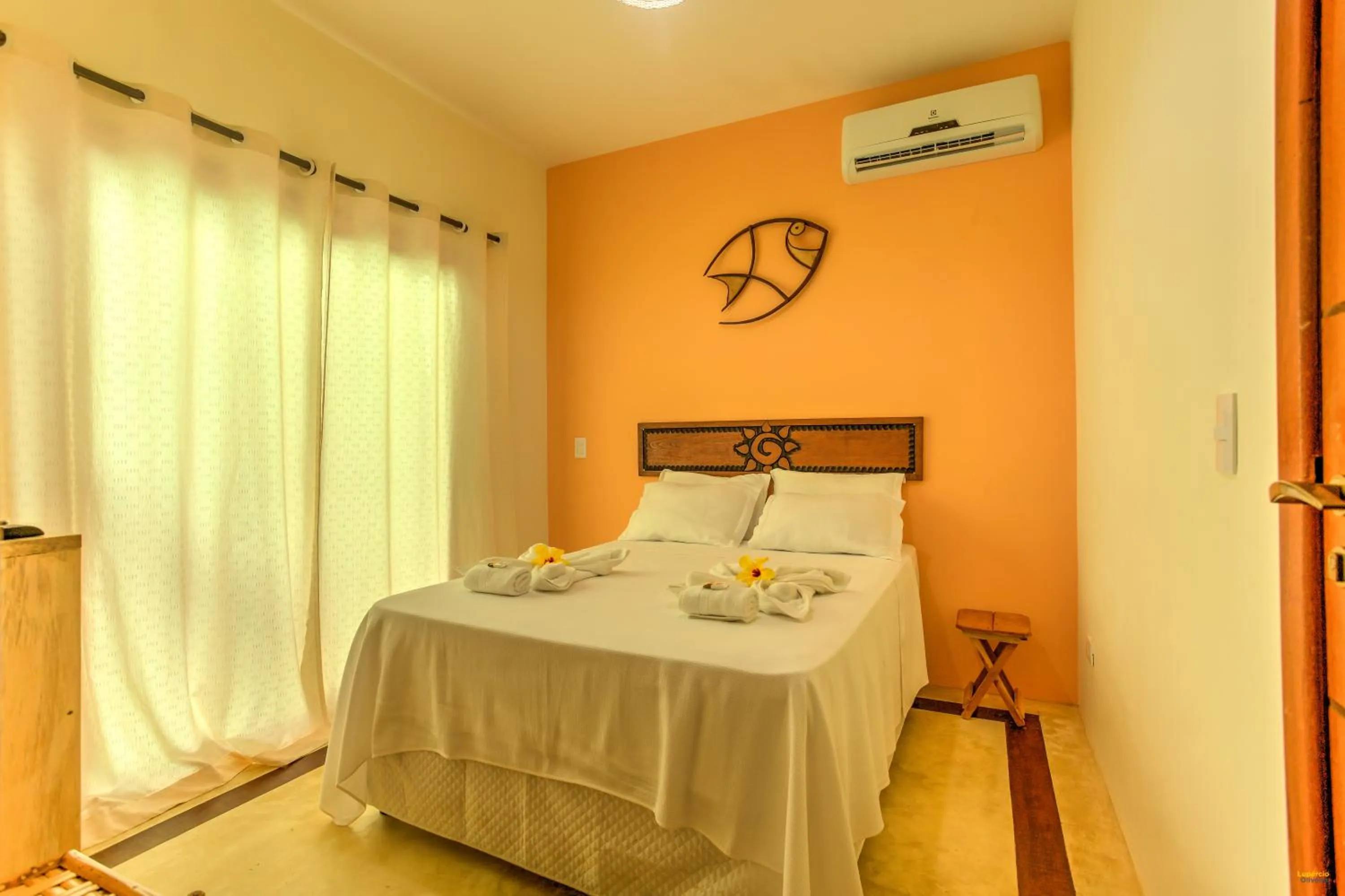 Bedroom, Bed in Raio de Sol Pousada