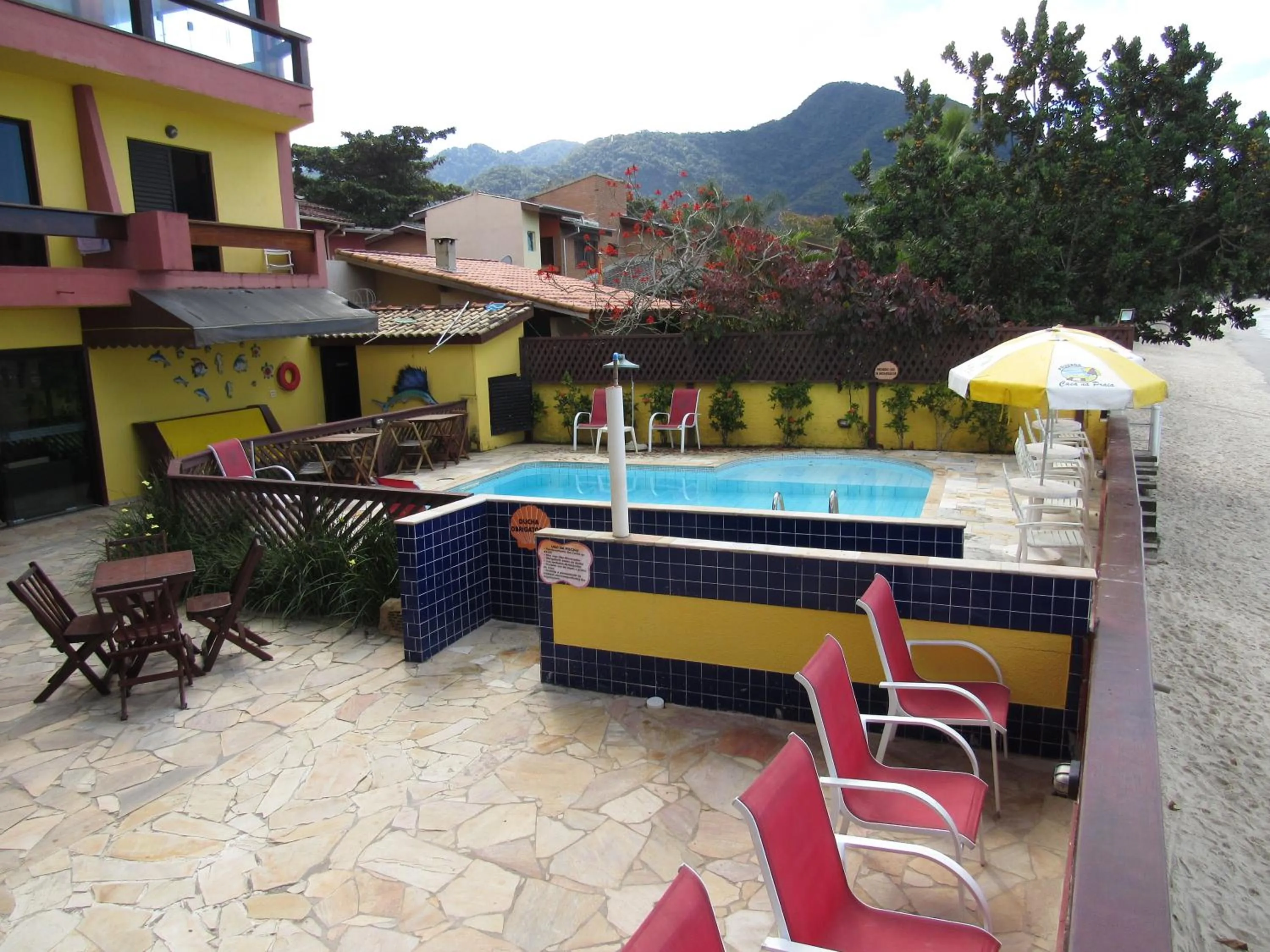 Pool view in Pousada Casa na Praia