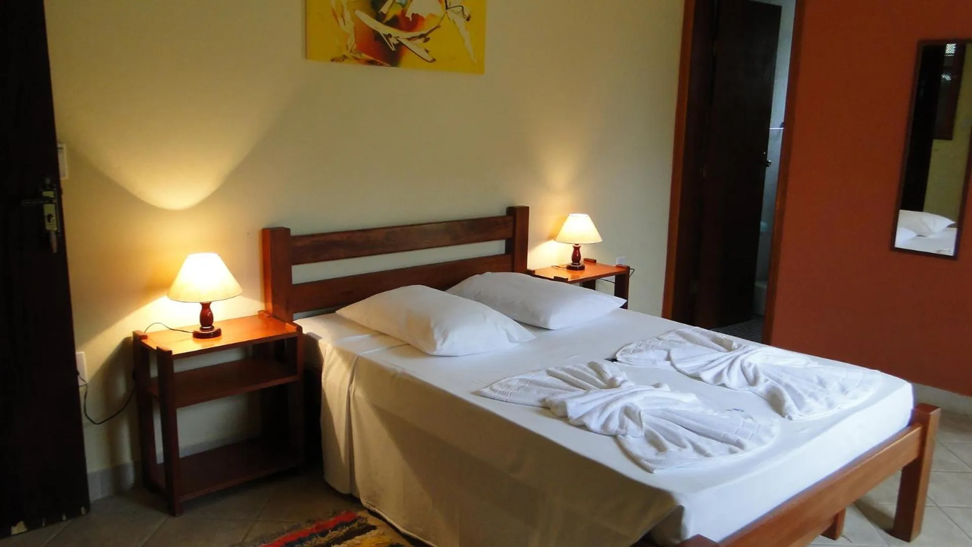 Bed in Pousada Casa na Praia