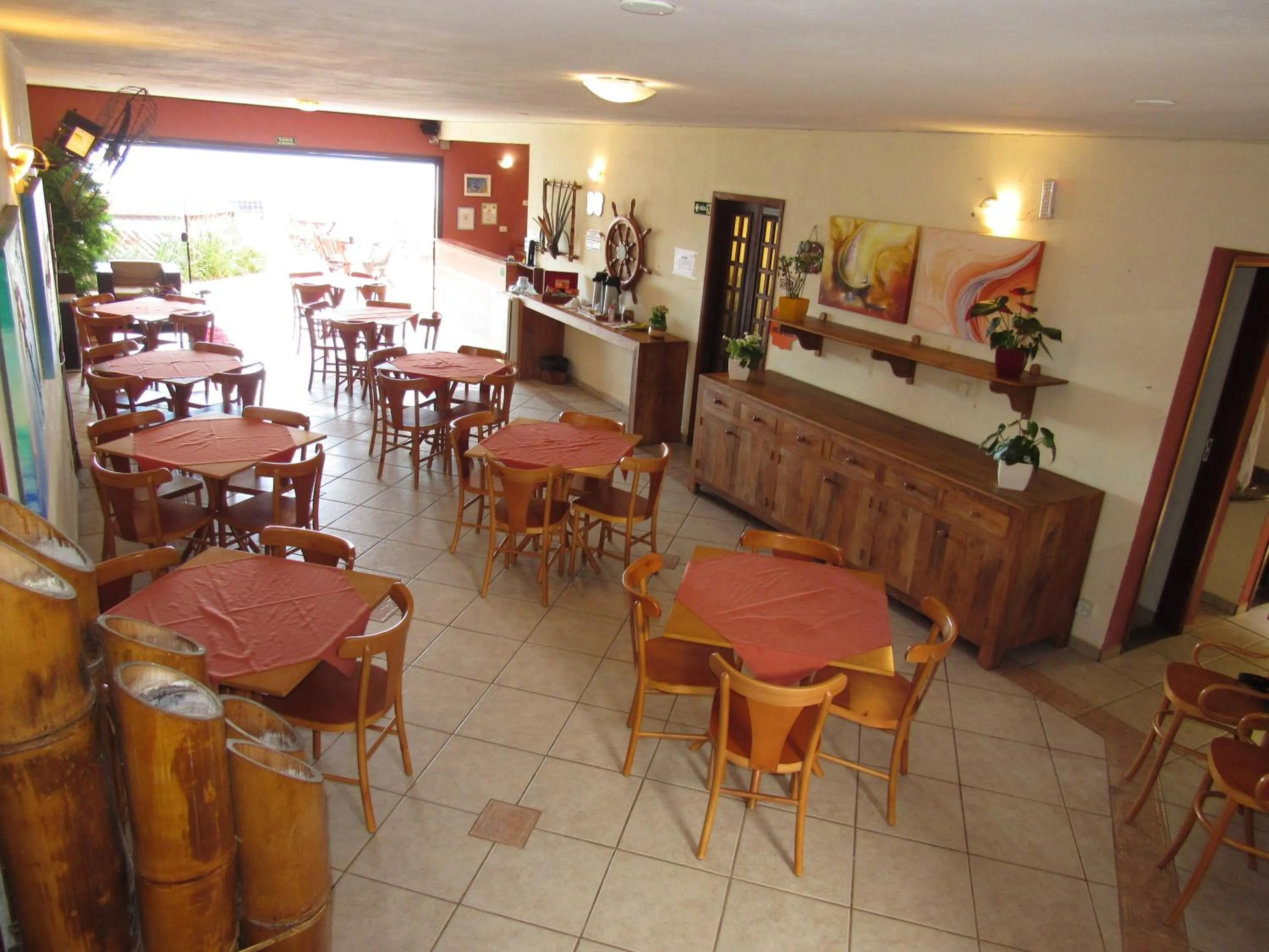 Lobby or reception in Pousada Casa na Praia