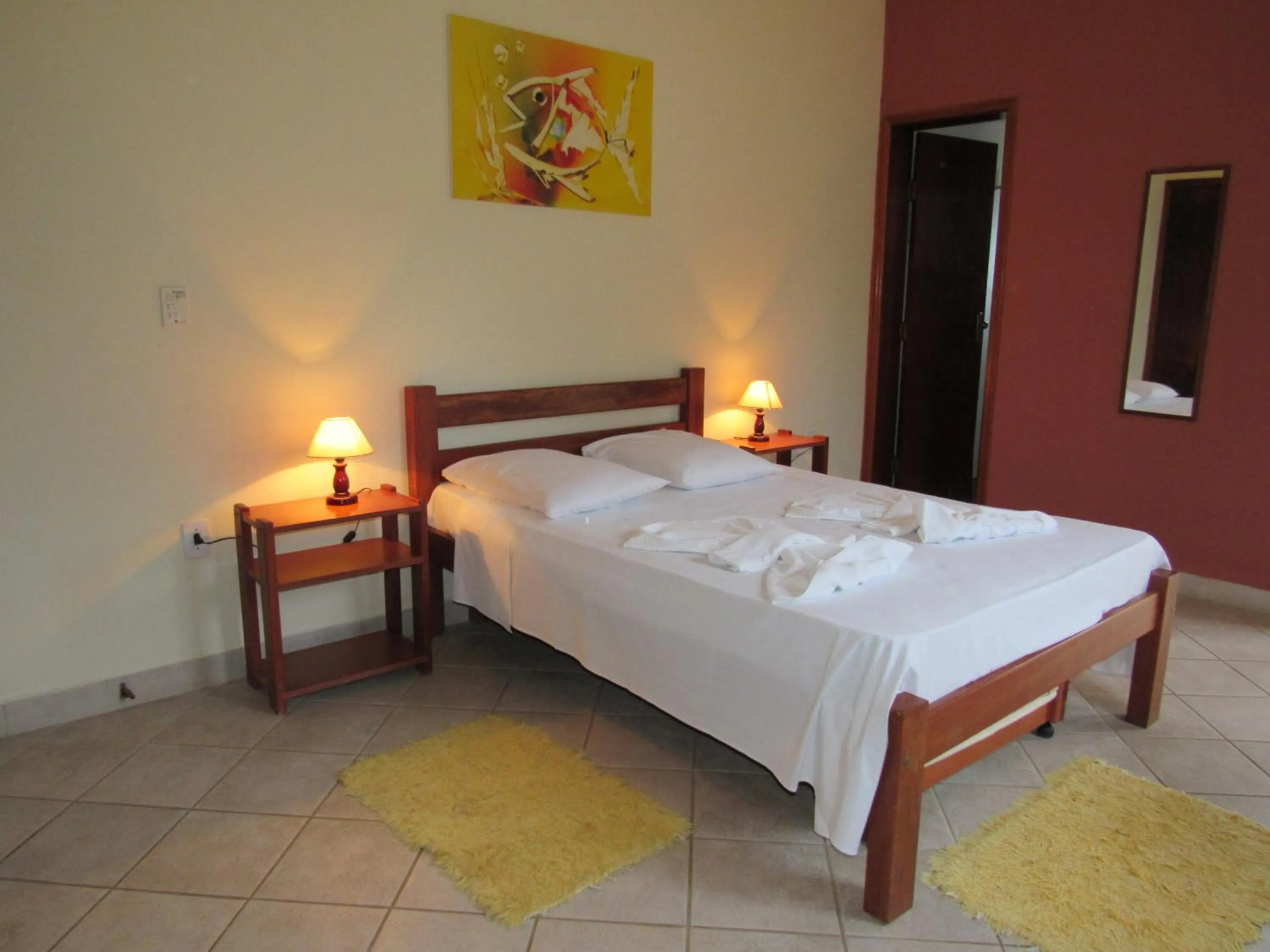 Bed in Pousada Casa na Praia