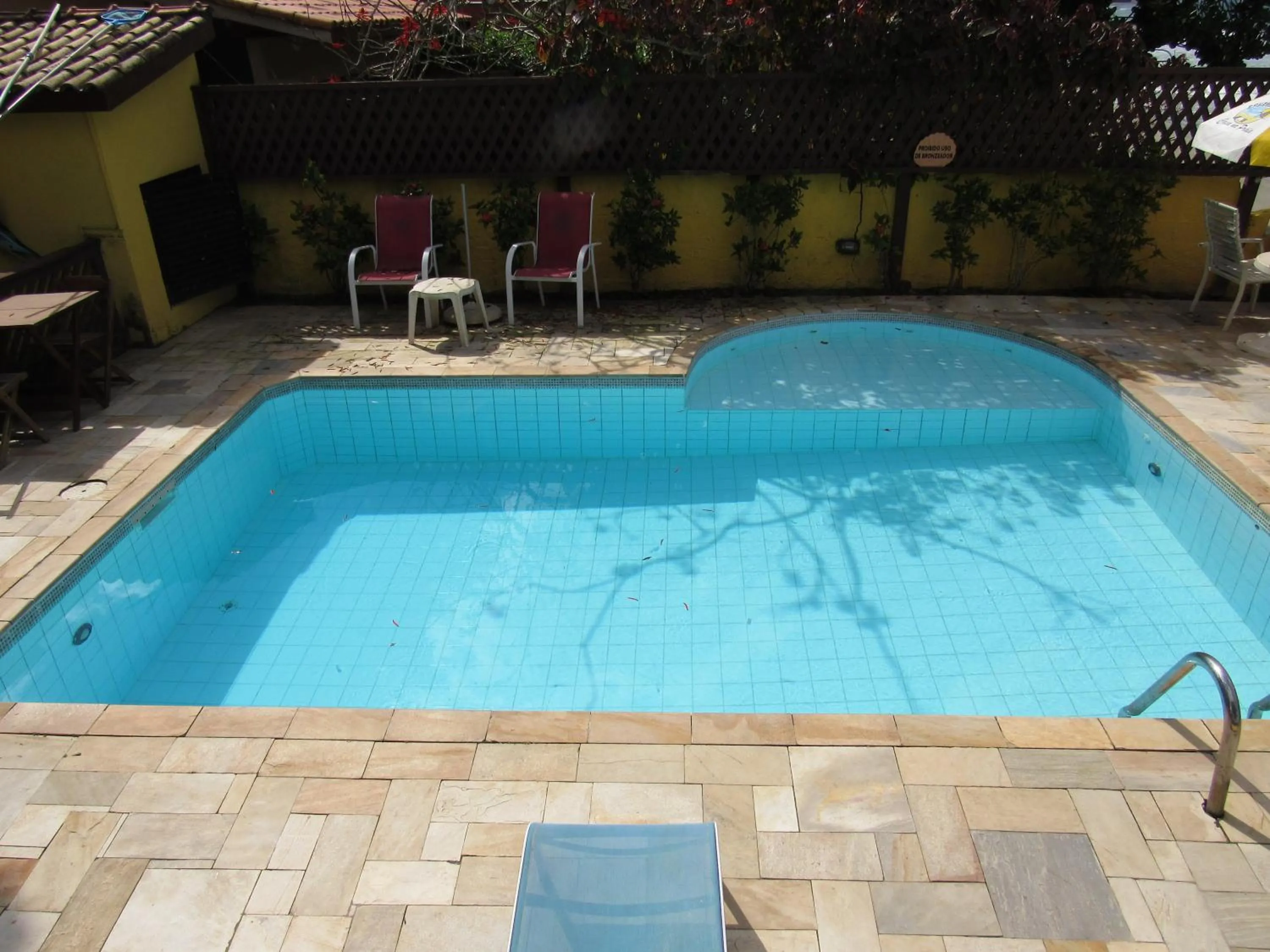 Pool view in Pousada Casa na Praia