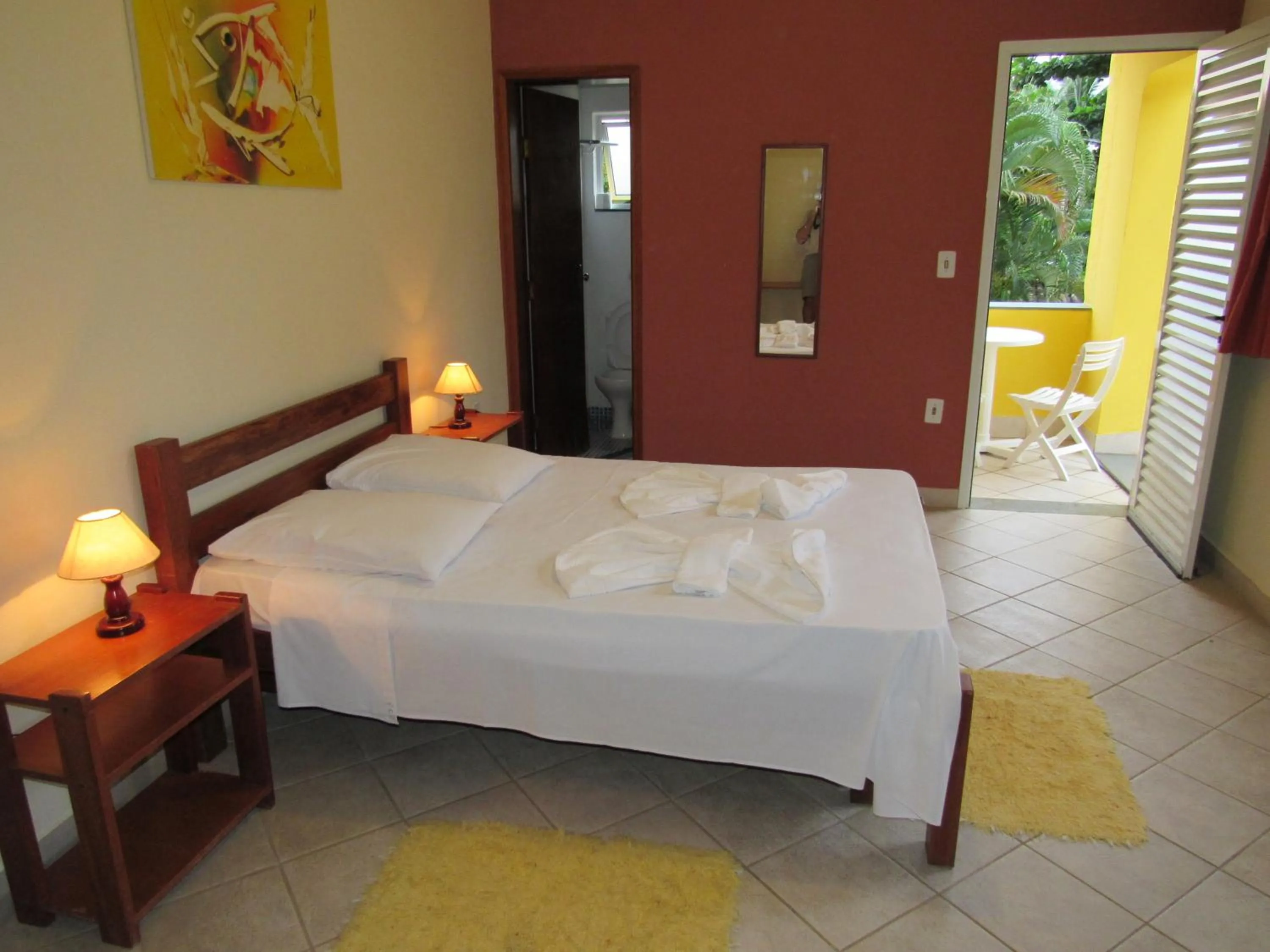 Bed in Pousada Casa na Praia