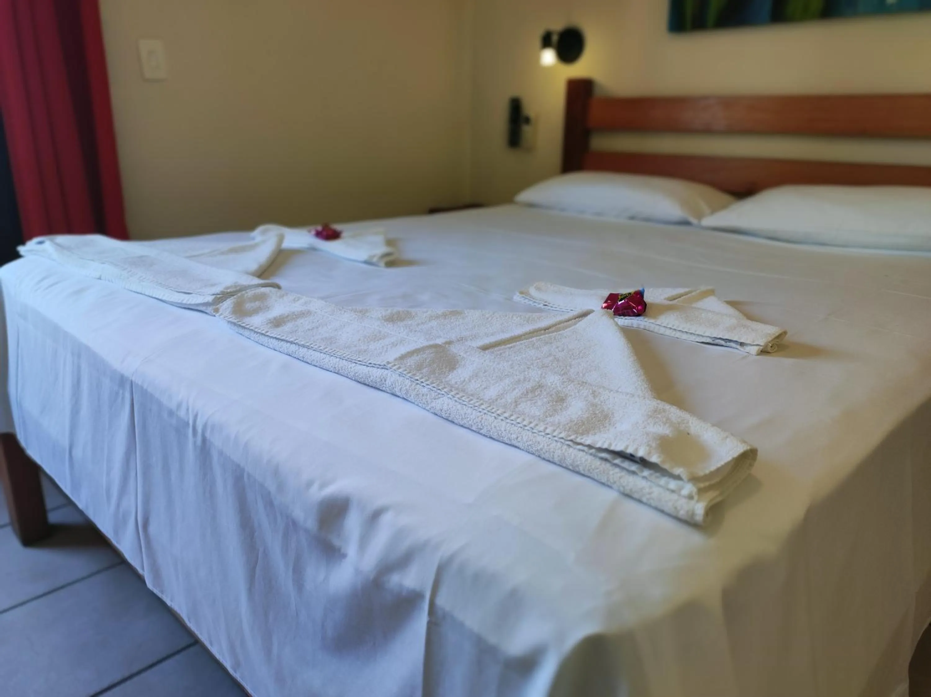 Bed in Pousada Casa na Praia