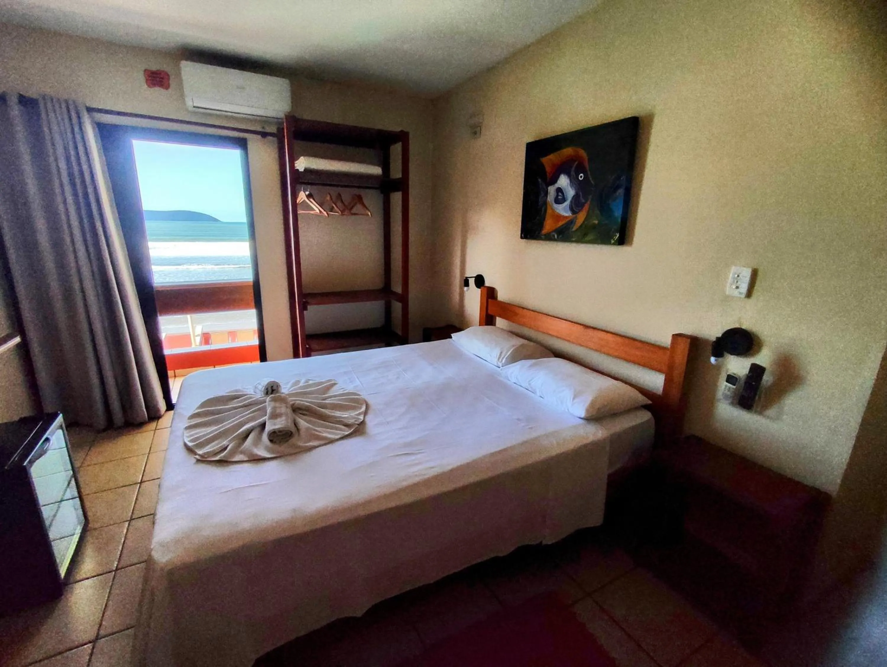 Bed in Pousada Casa na Praia