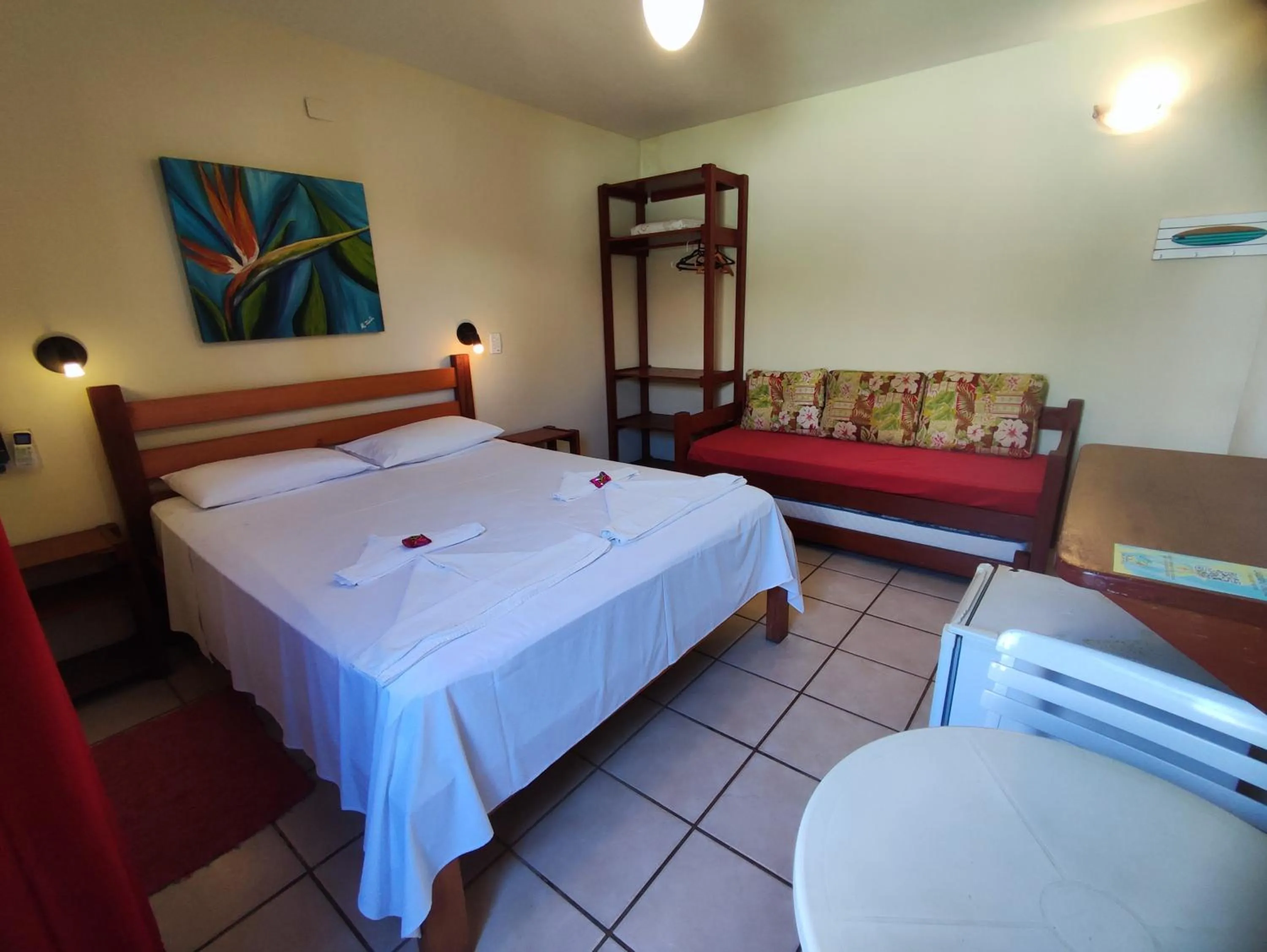 Bed in Pousada Casa na Praia