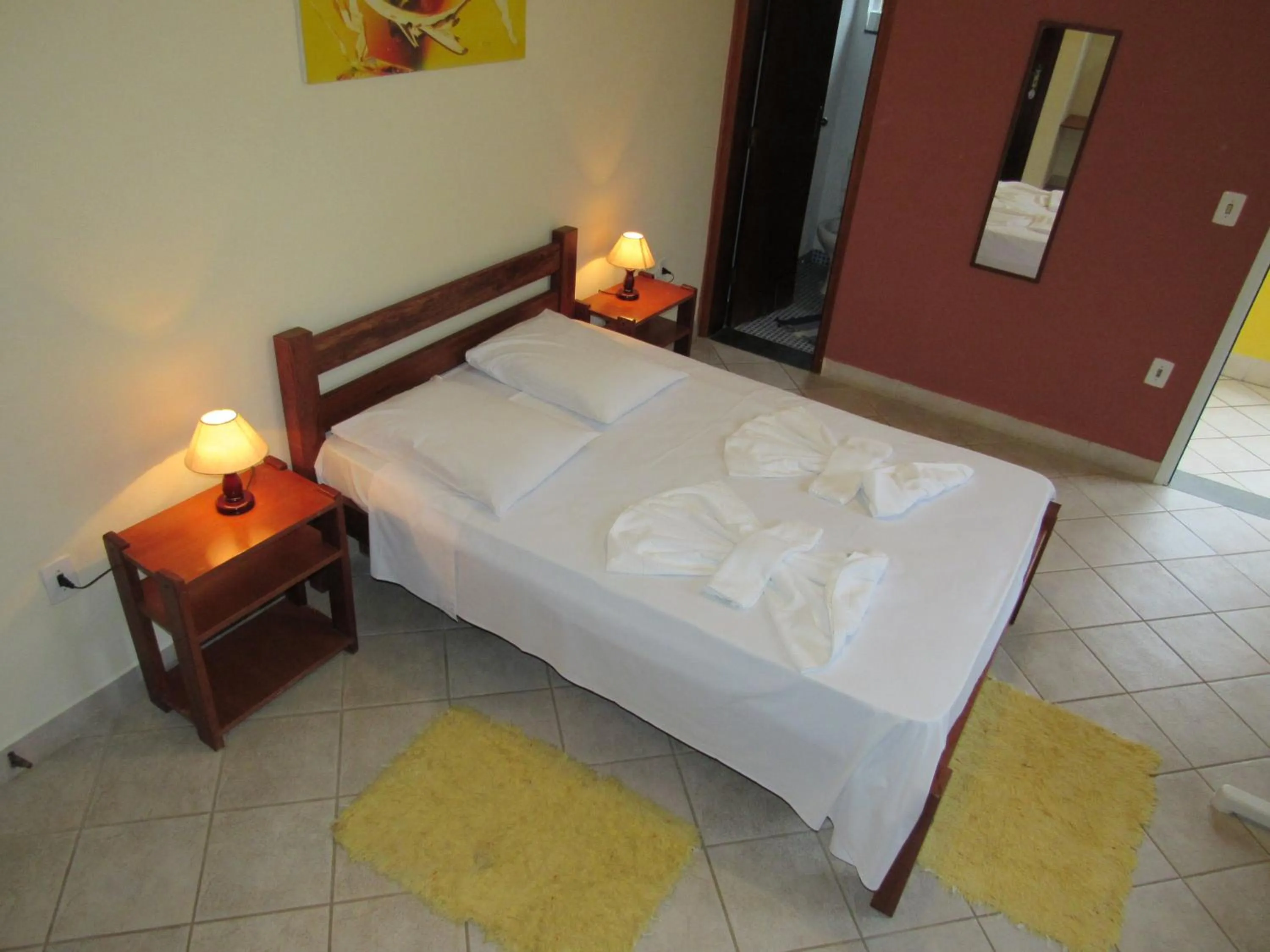 Bed in Pousada Casa na Praia