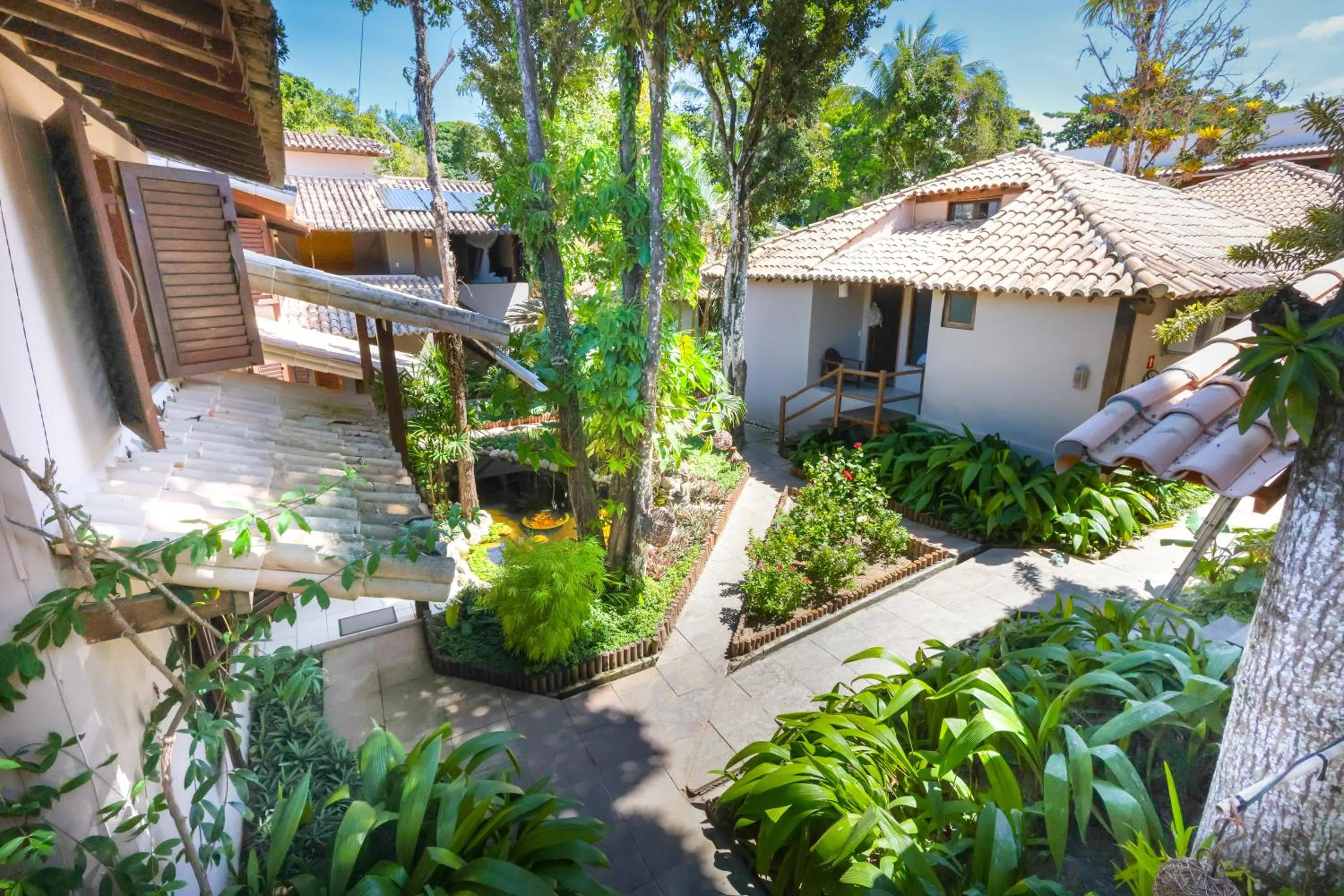 Garden in Hotel Pousada Coqueiros