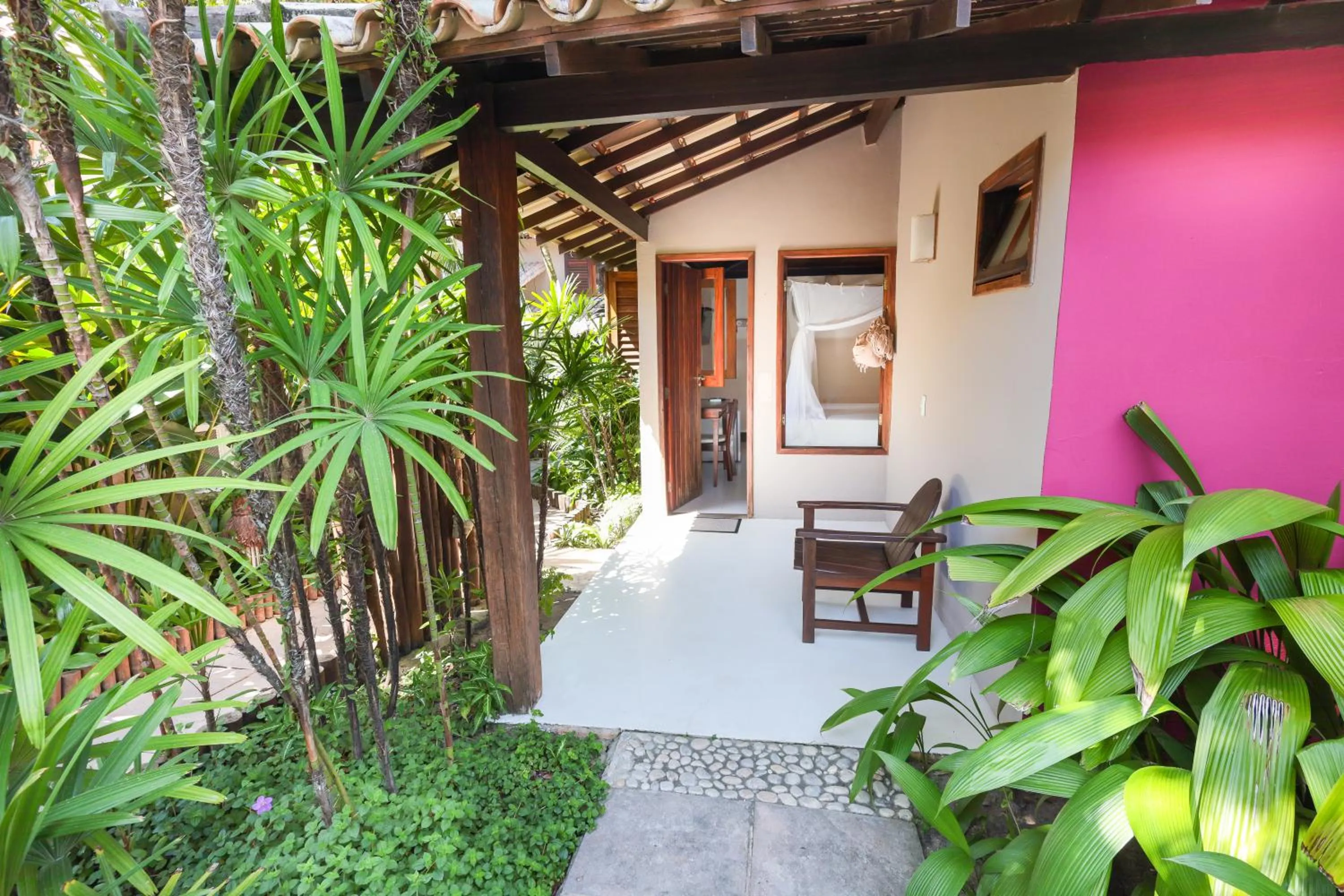 Patio in Hotel Pousada Coqueiros