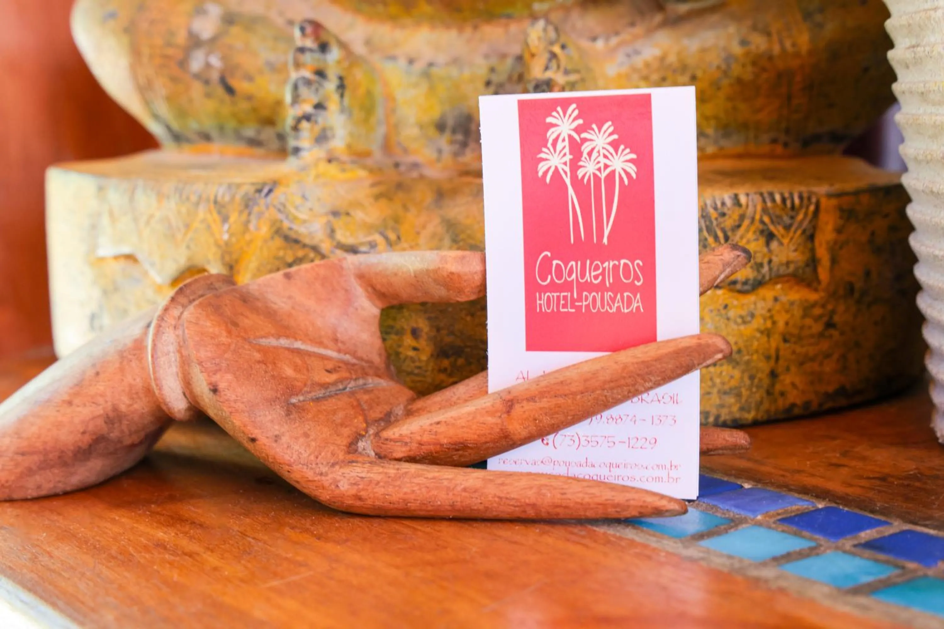 Lobby or reception in Hotel Pousada Coqueiros