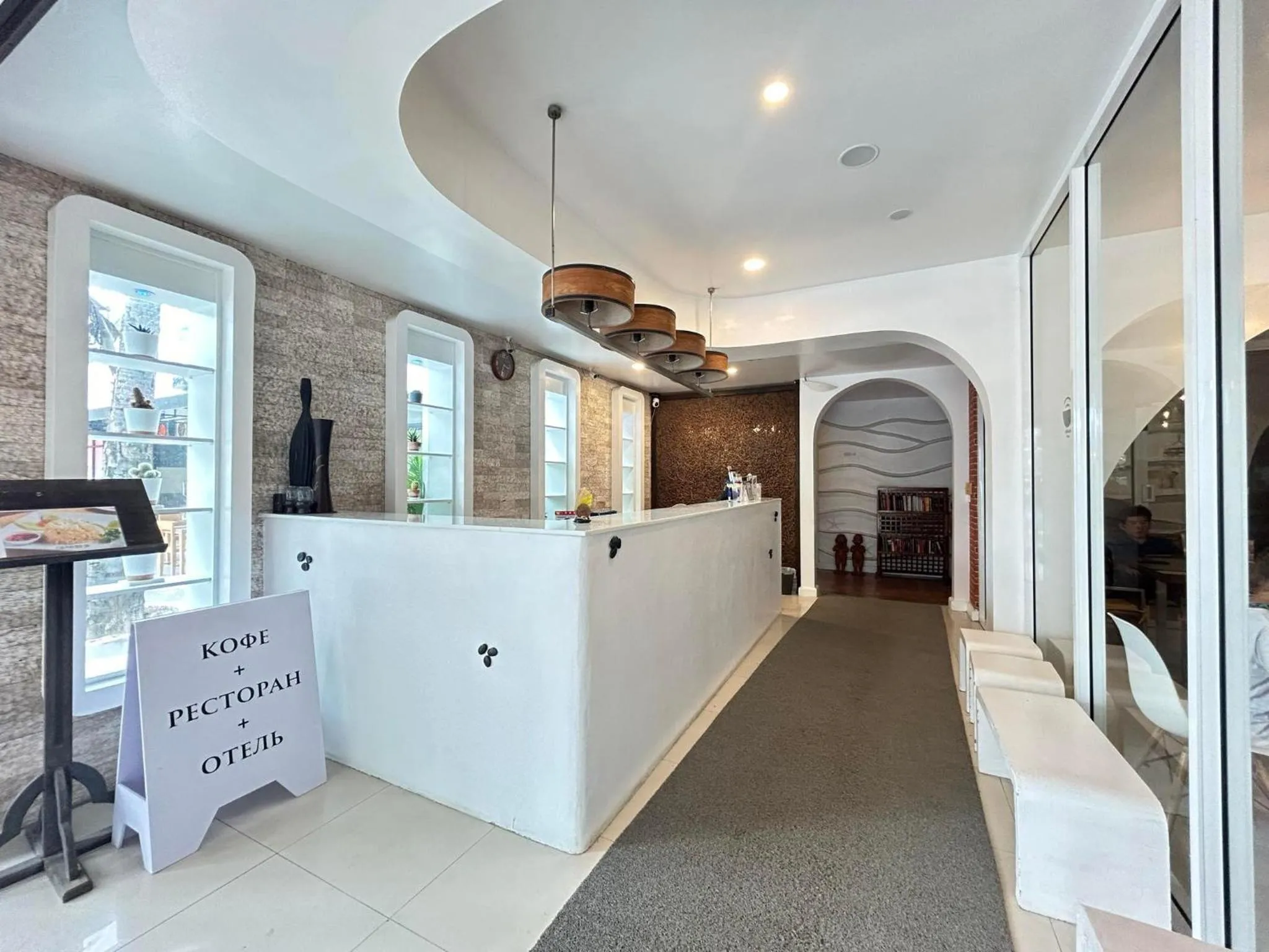 Lobby or reception in Benyada Lodge - Surin Beach