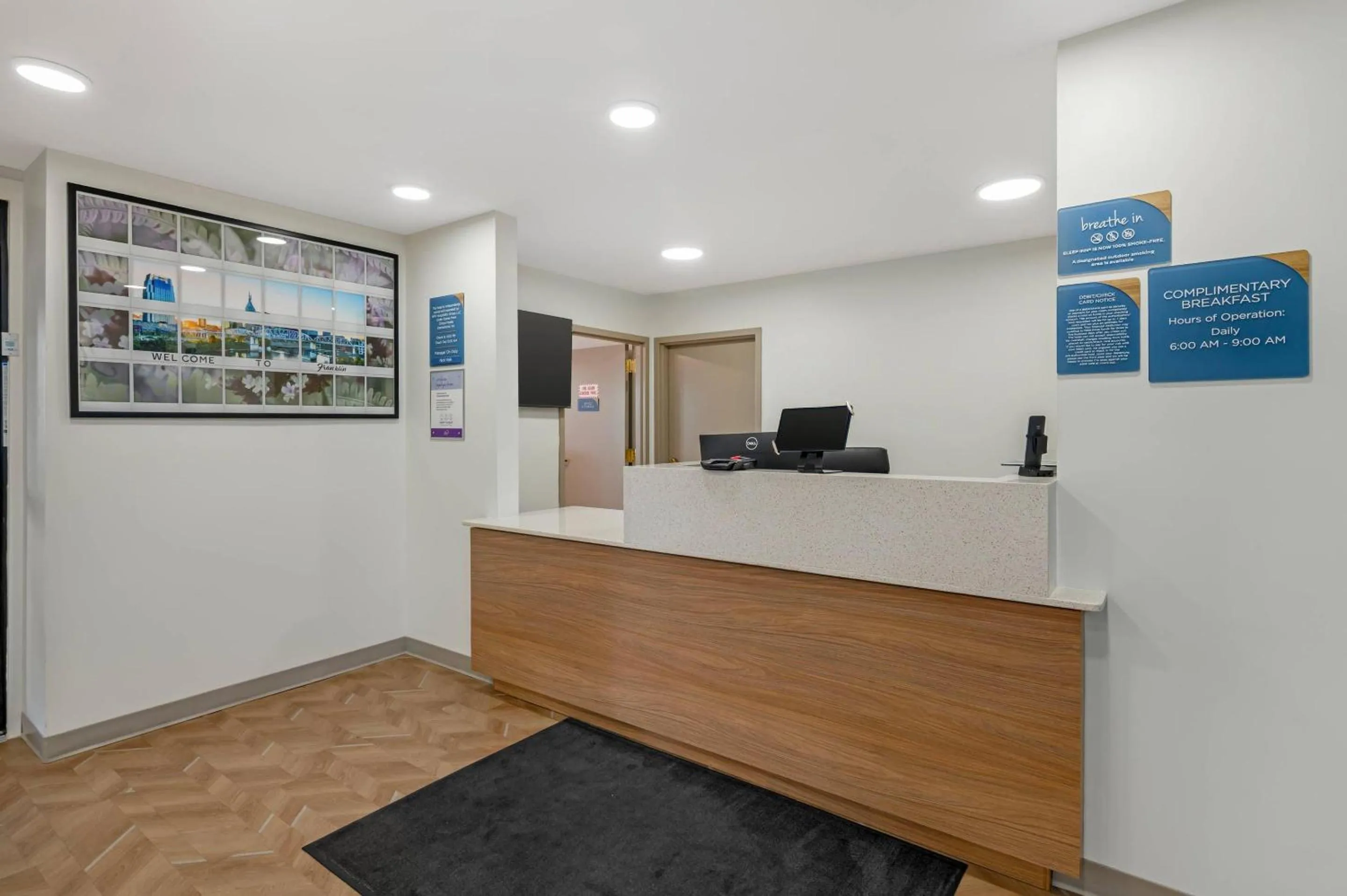 Lobby or reception in Sleep Inn Franklin - Cool Springs