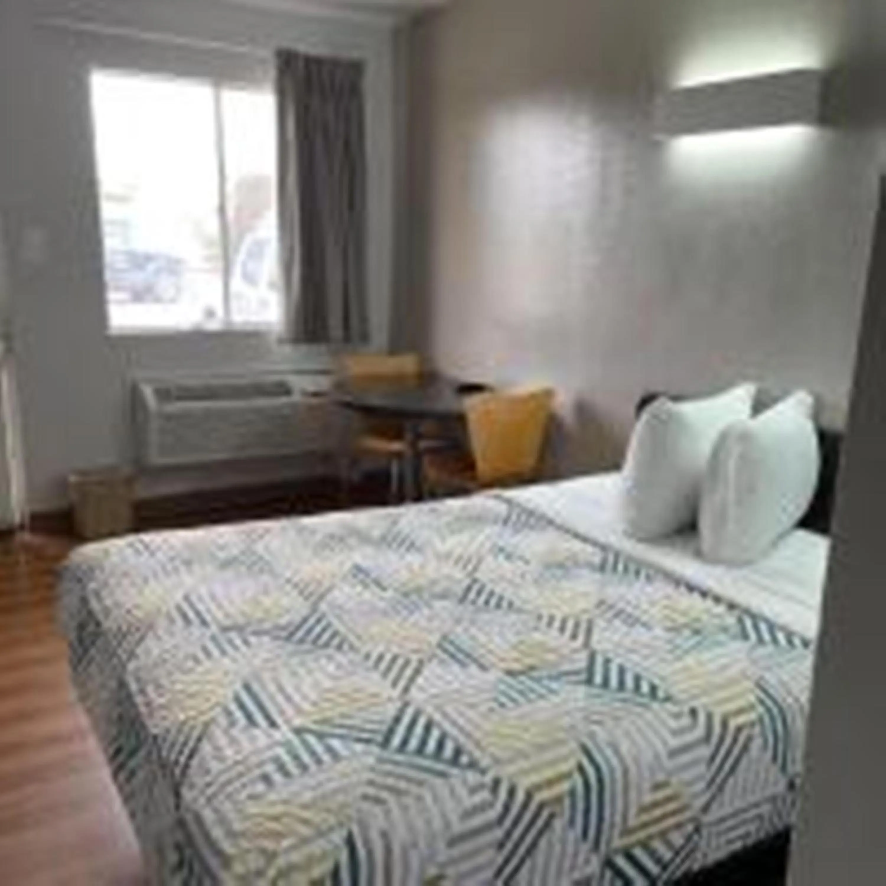 Bed in Motel 6-Van Horn, TX