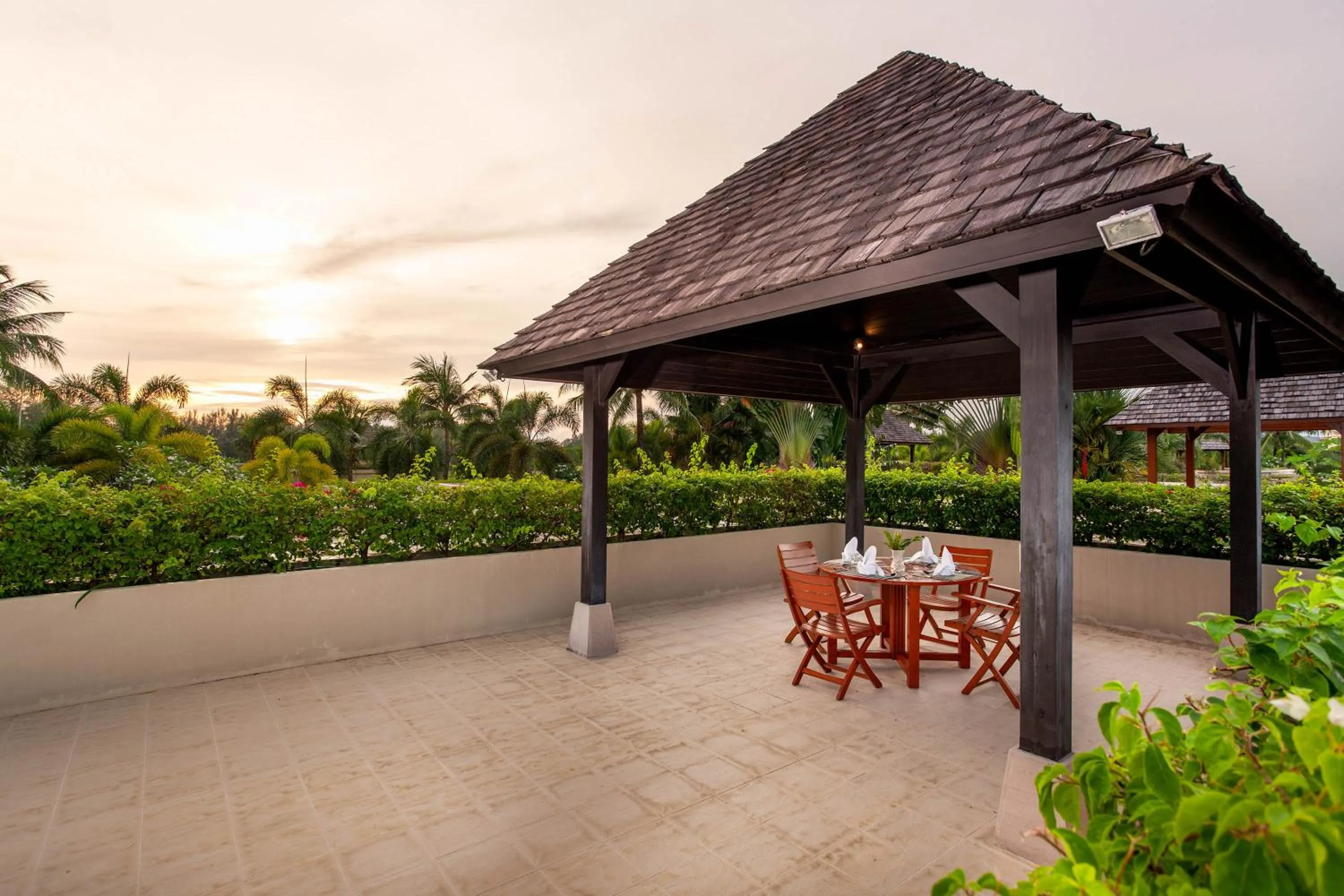 BBQ facilities in The Residence Resort