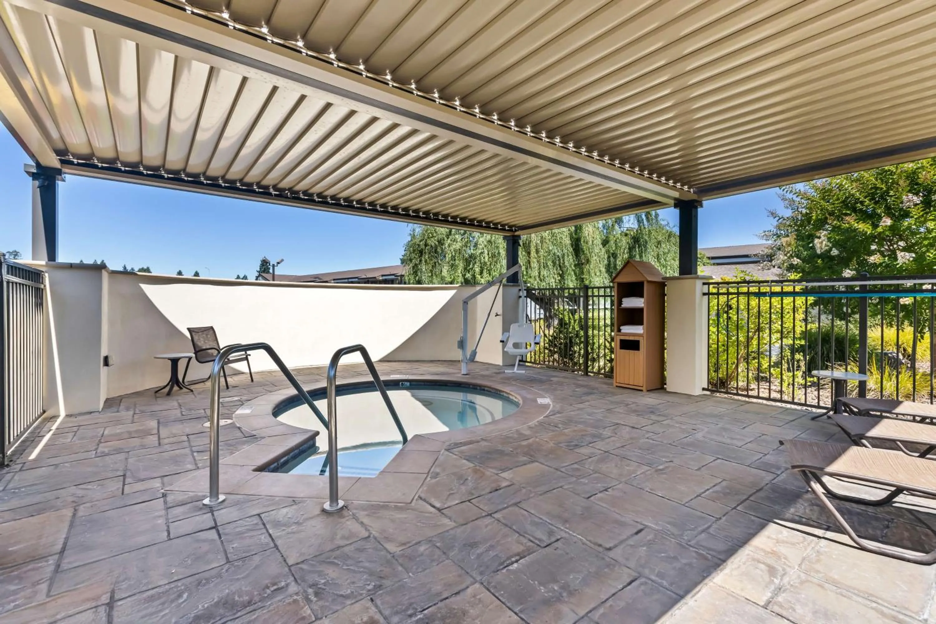 Pool view in Best Western Garden Inn