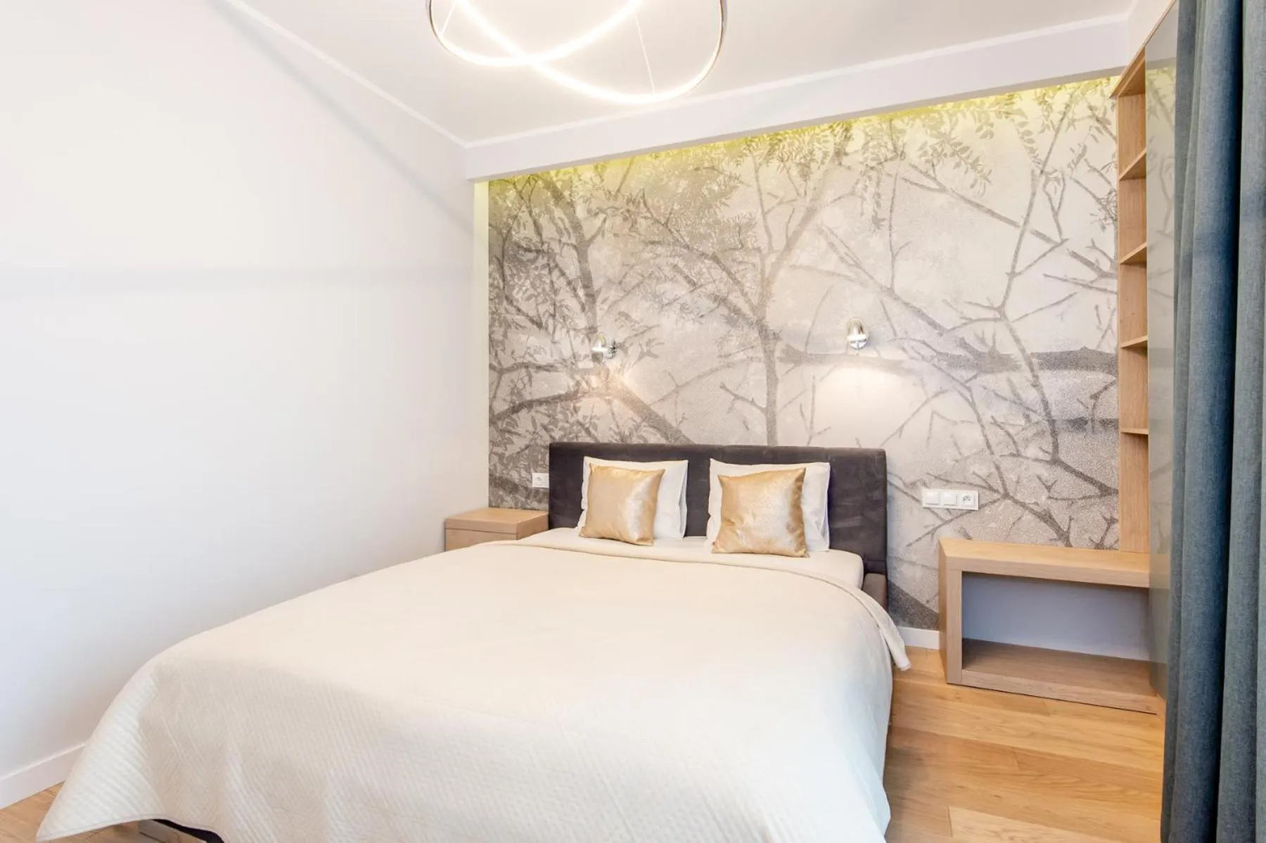 Bed in Super-Apartamenty International Fair