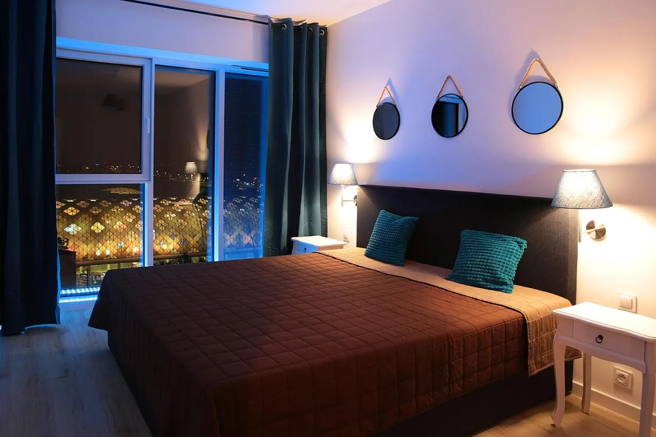 Bed in Super-Apartamenty International Fair