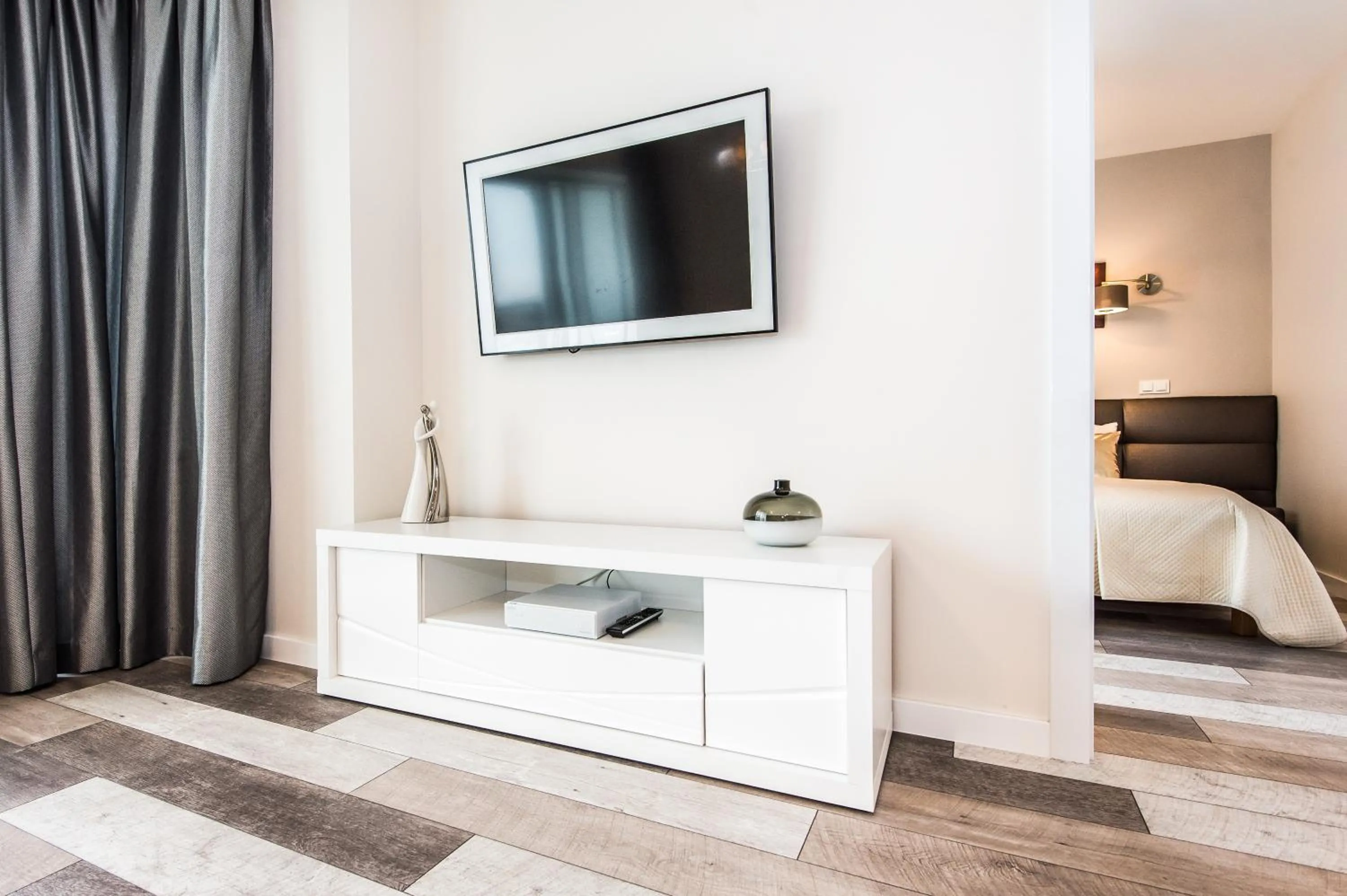 Bed in Super-Apartamenty International Fair