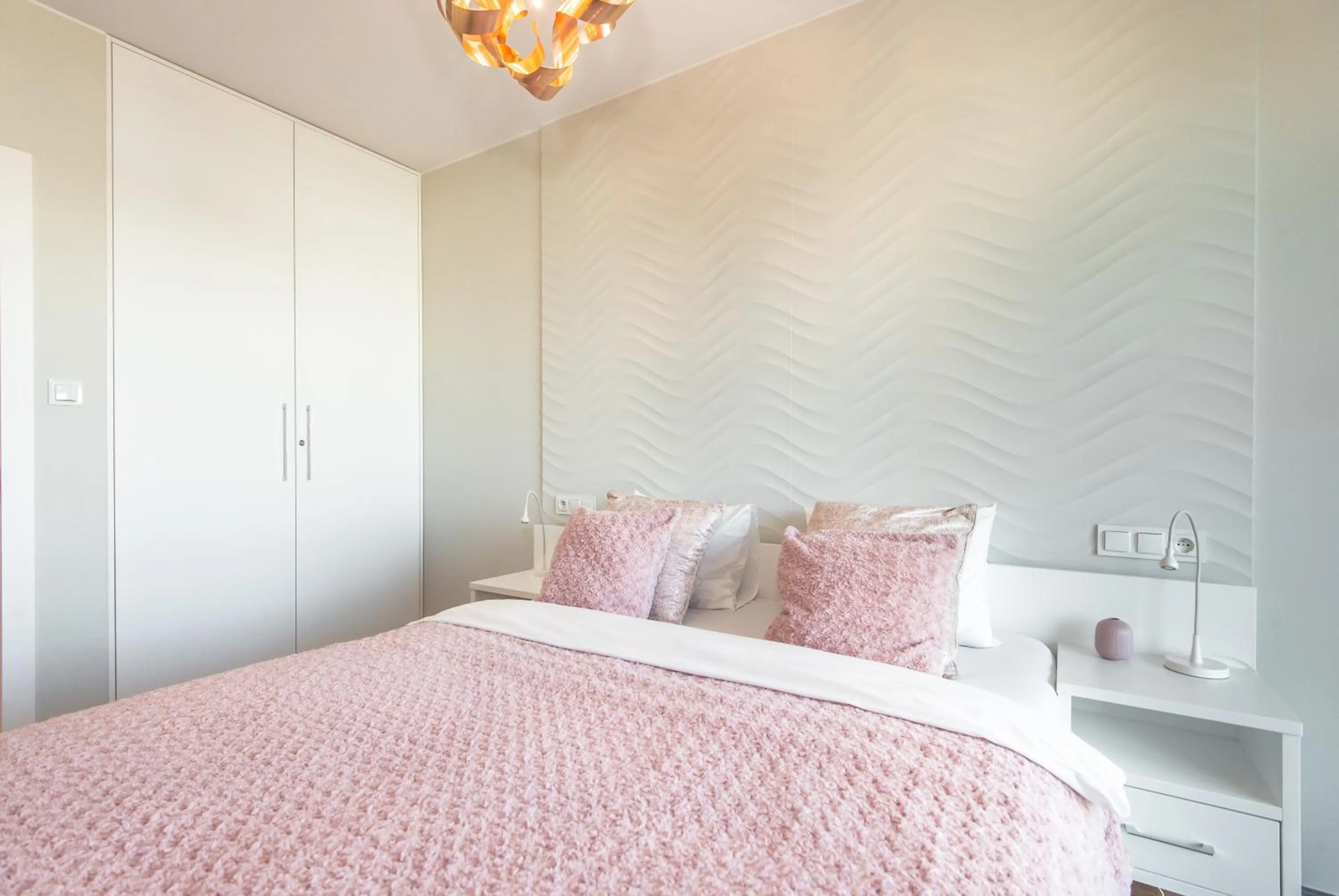 Bed in Super-Apartamenty International Fair