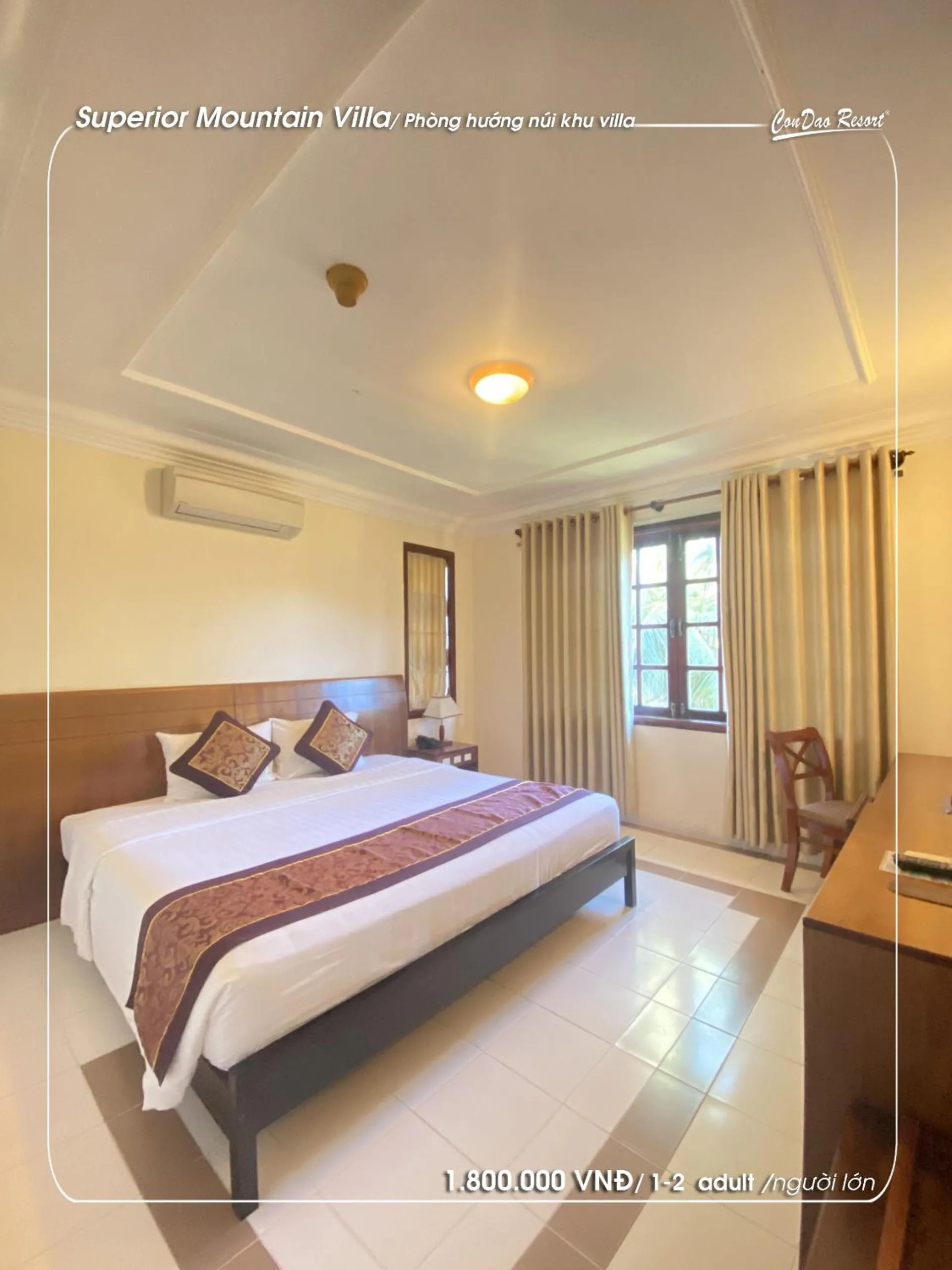 Bed in Con Dao Resort