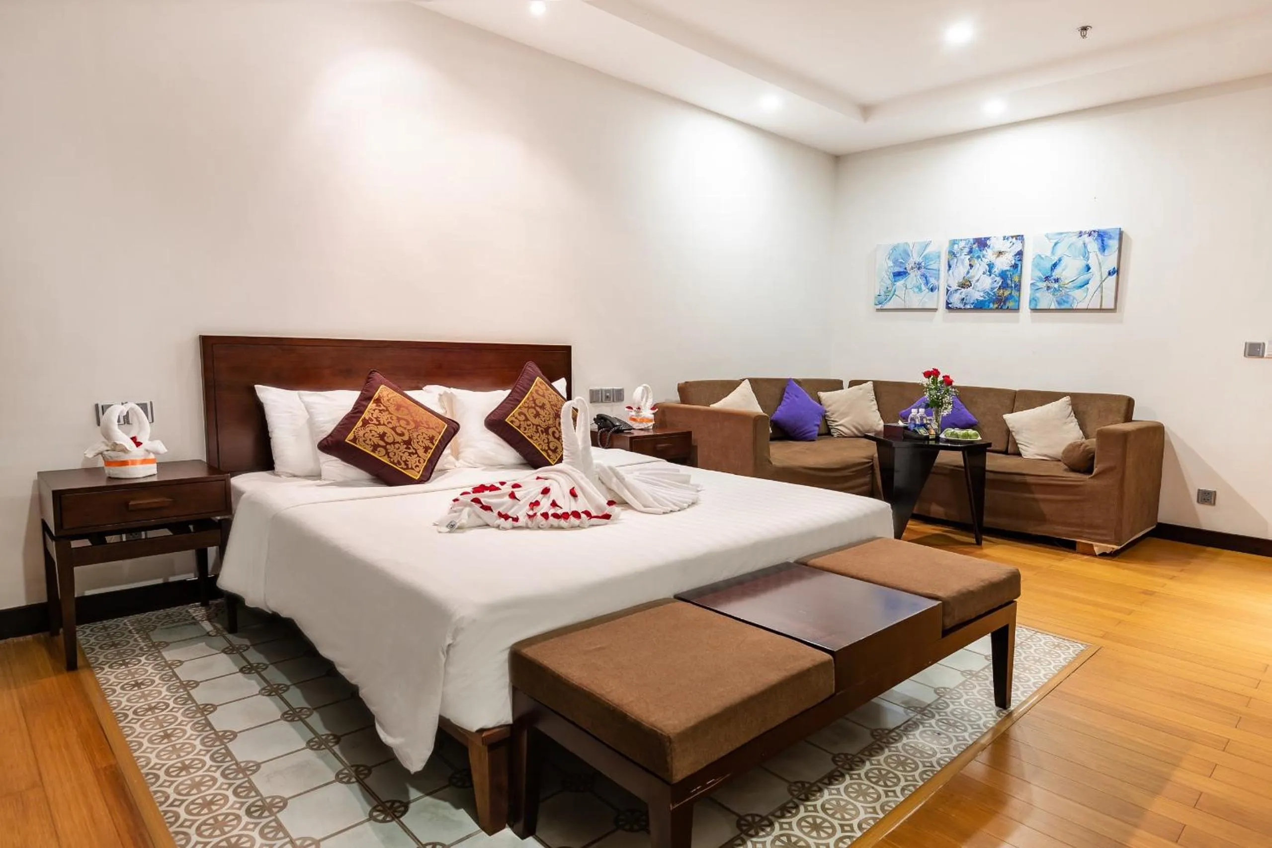 Bed in Con Dao Resort