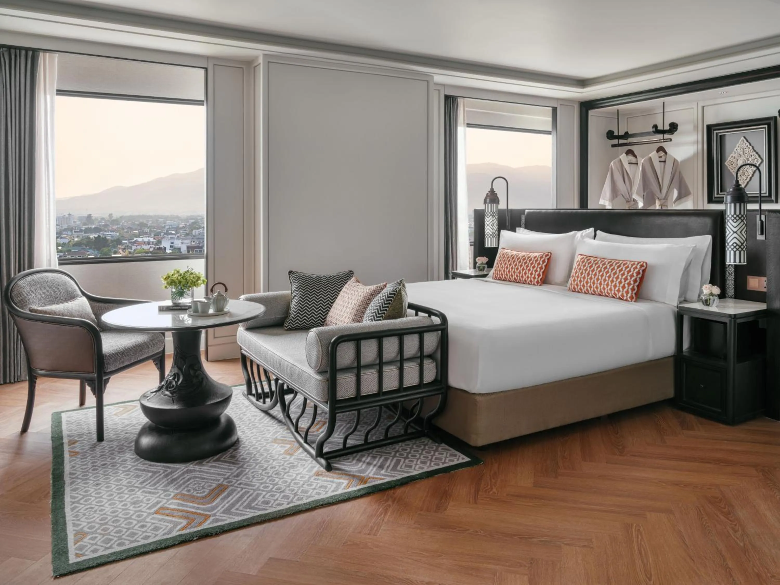 View (from property/room), Bed in InterContinental Chiang Mai The Mae Ping by IHG