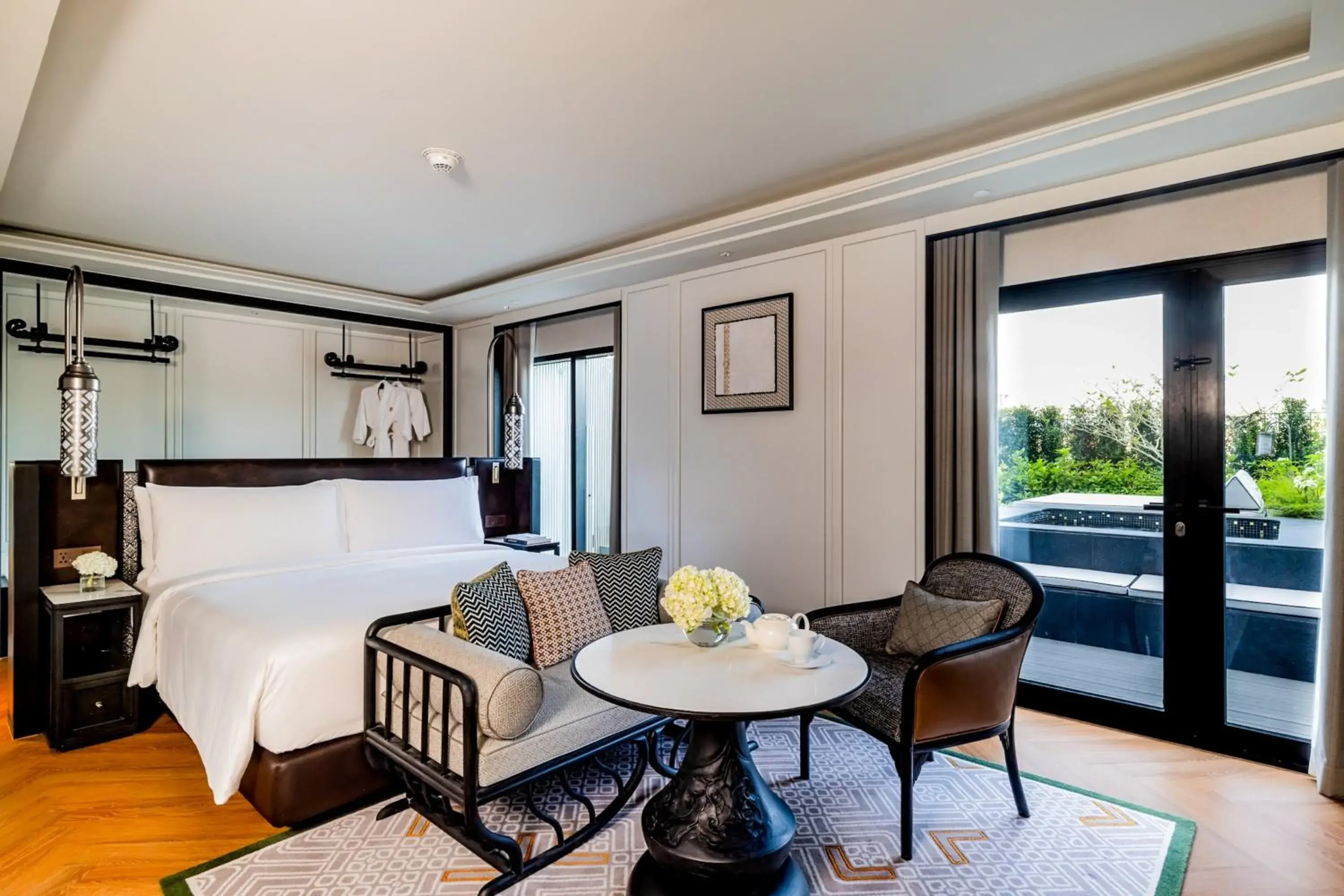 Premium King Room with Outdoor Hot Tub and Terrace Access in InterContinental Chiang Mai The Mae Ping by IHG Premium King Room with Outdoor Hot Tub and Terrace Access in InterContinental Chiang Mai The Mae Ping by IHG