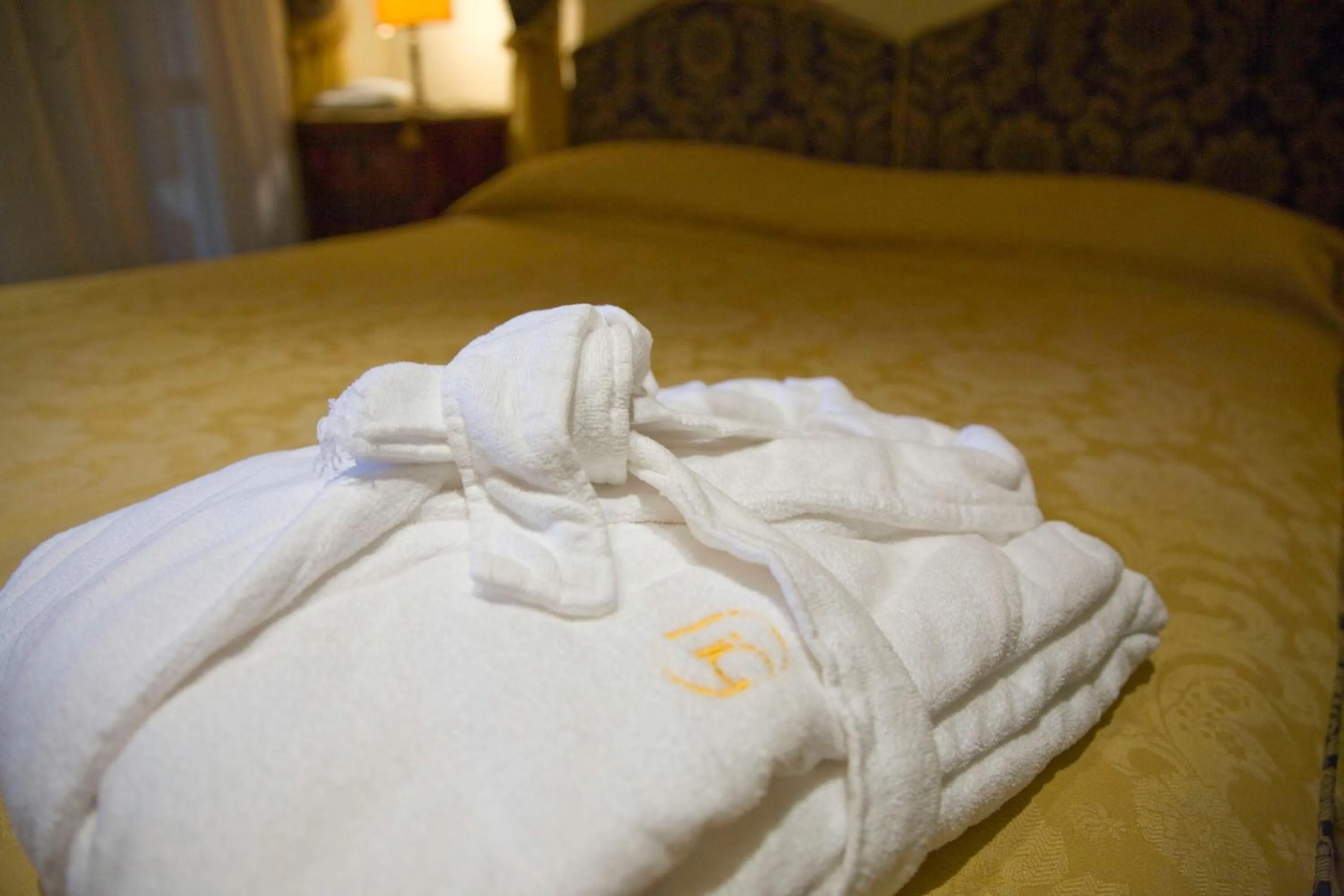 Decorative detail, Bed in Hotel Giardino