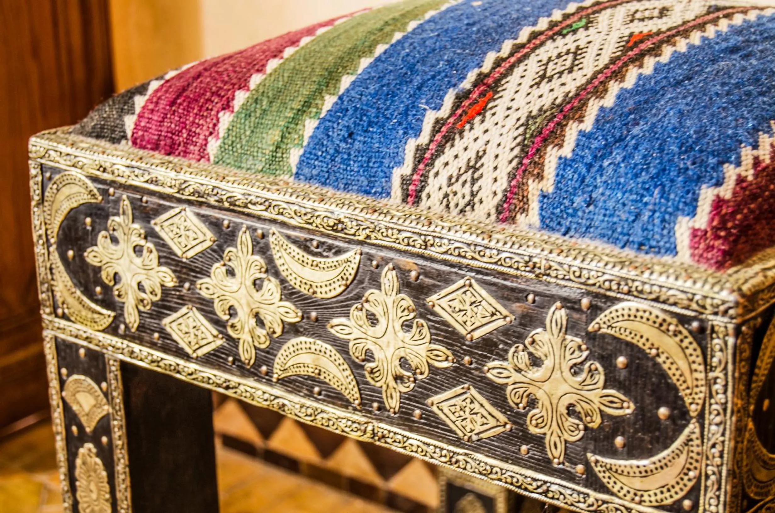 Decorative detail in Riad Sidi Fatah