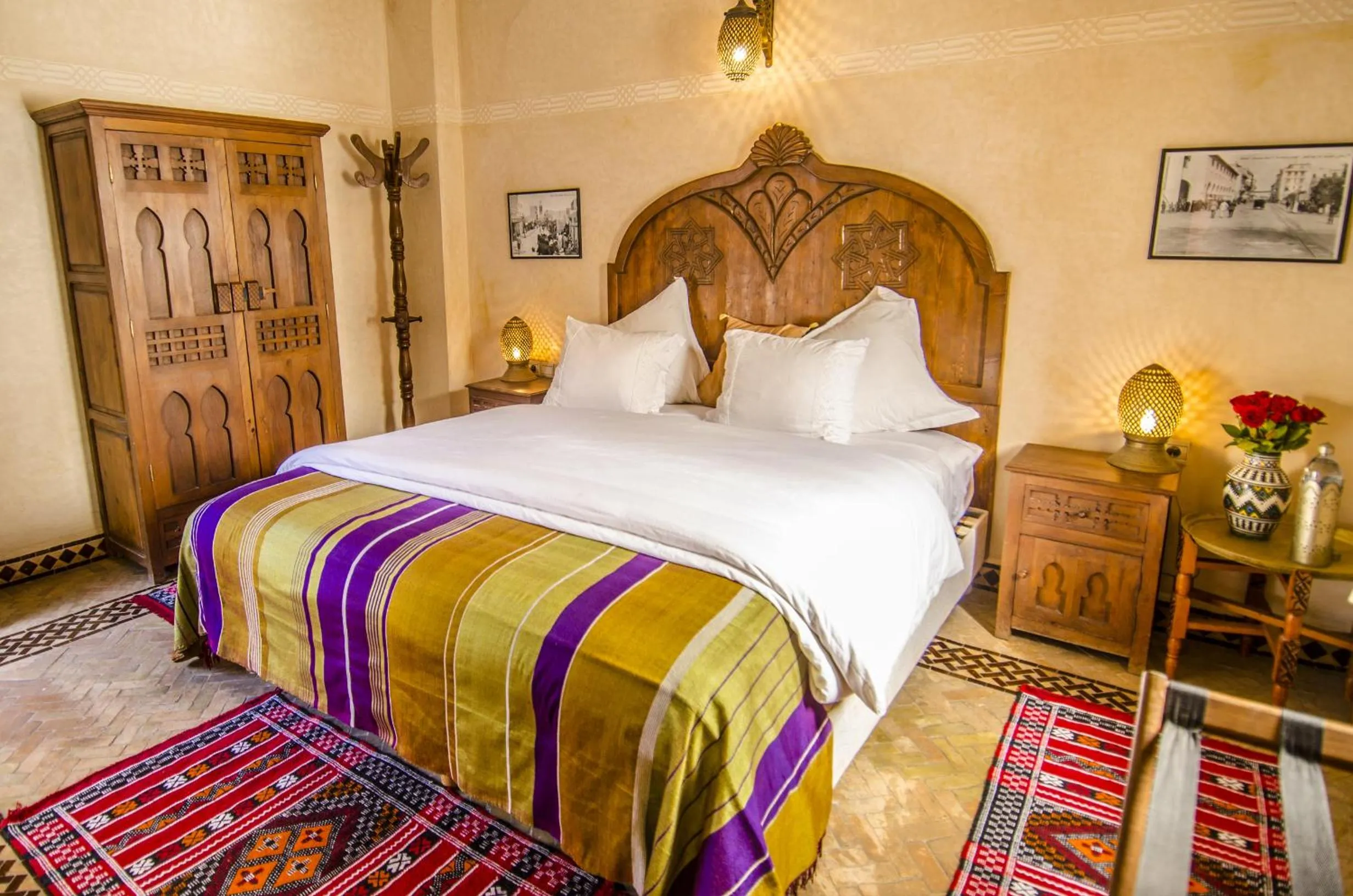 Bed in Riad Sidi Fatah