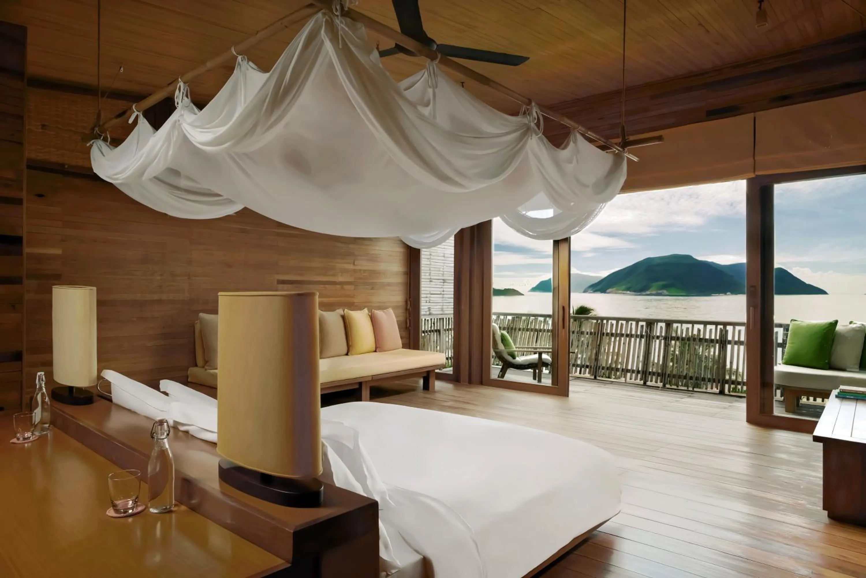 Bed in Six Senses Con Dao - Turtle Island Paradise