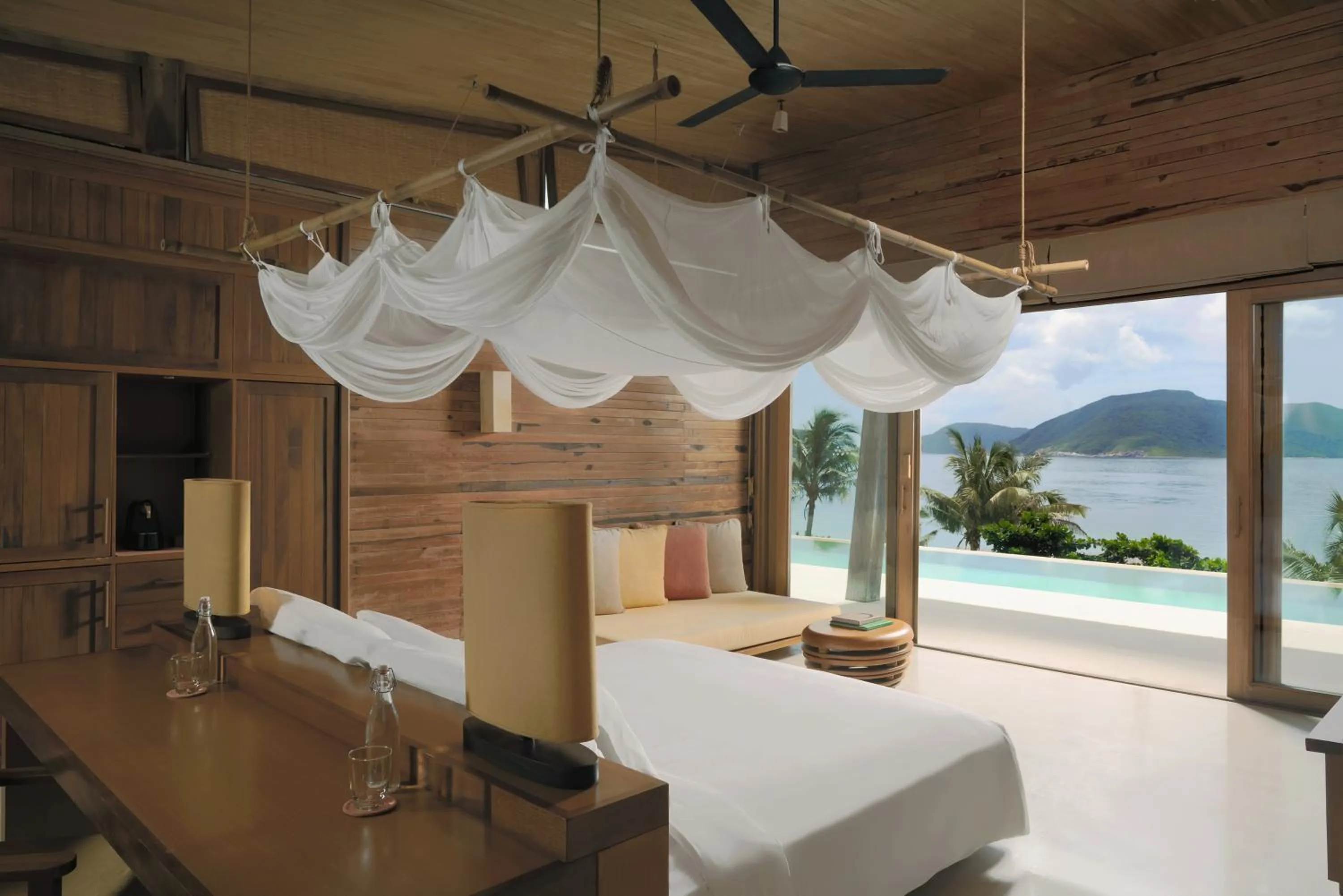 Bed in Six Senses Con Dao - Turtle Island Paradise