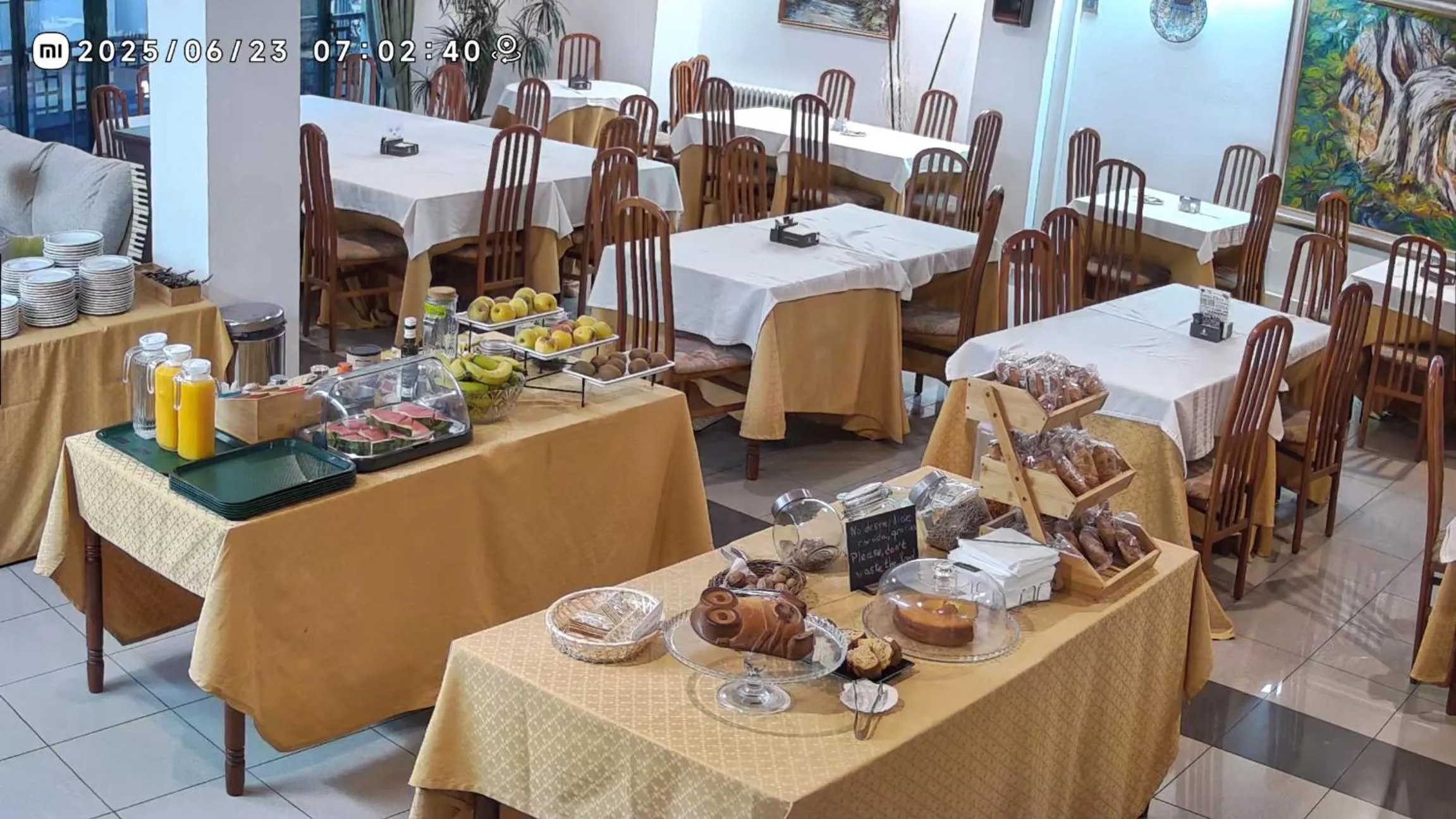 Breakfast in Hotel Madrid