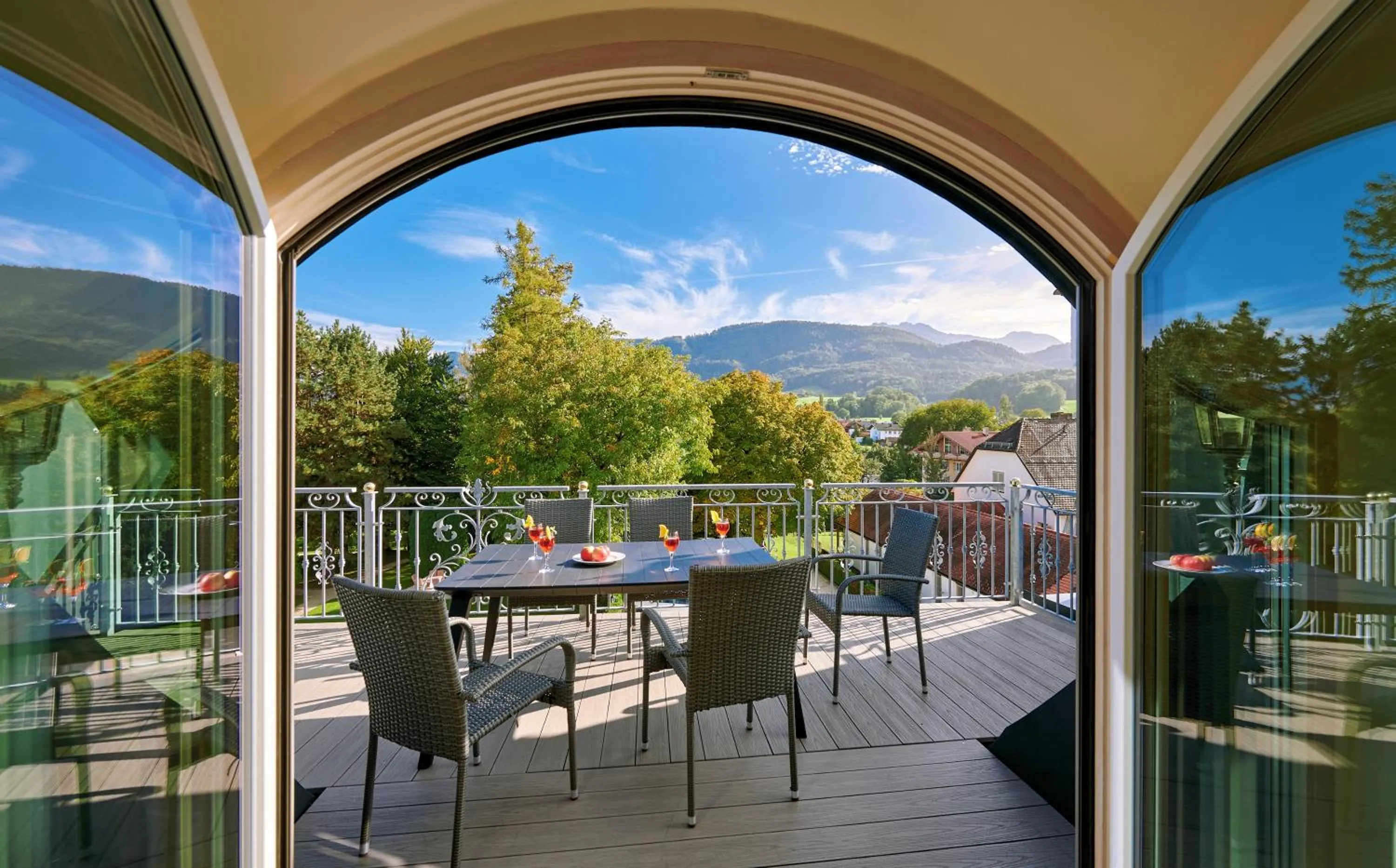 View (from property/room) in Ferienwohnungen im Bonnschloessl