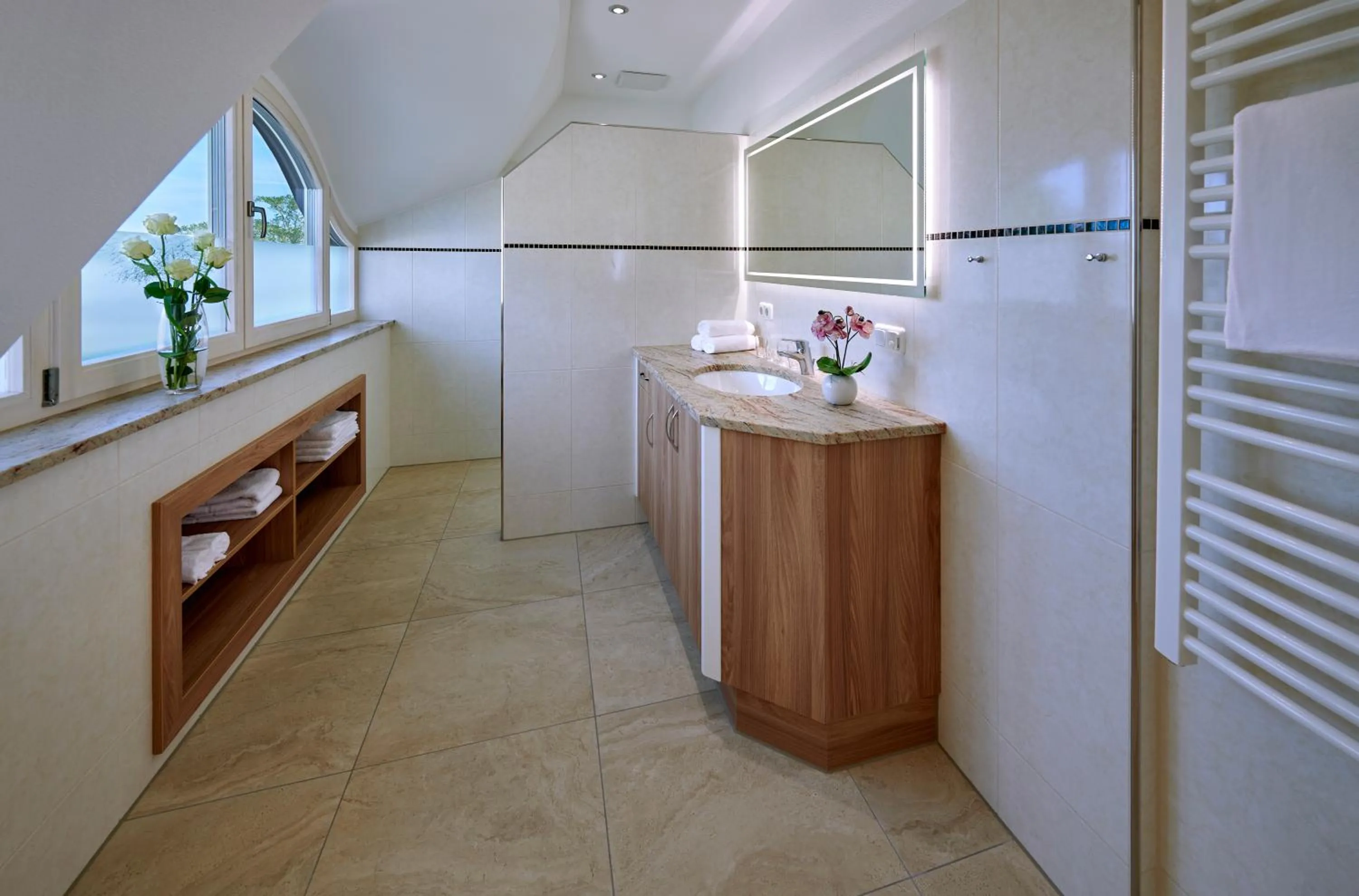 Bathroom in Ferienwohnungen im Bonnschloessl