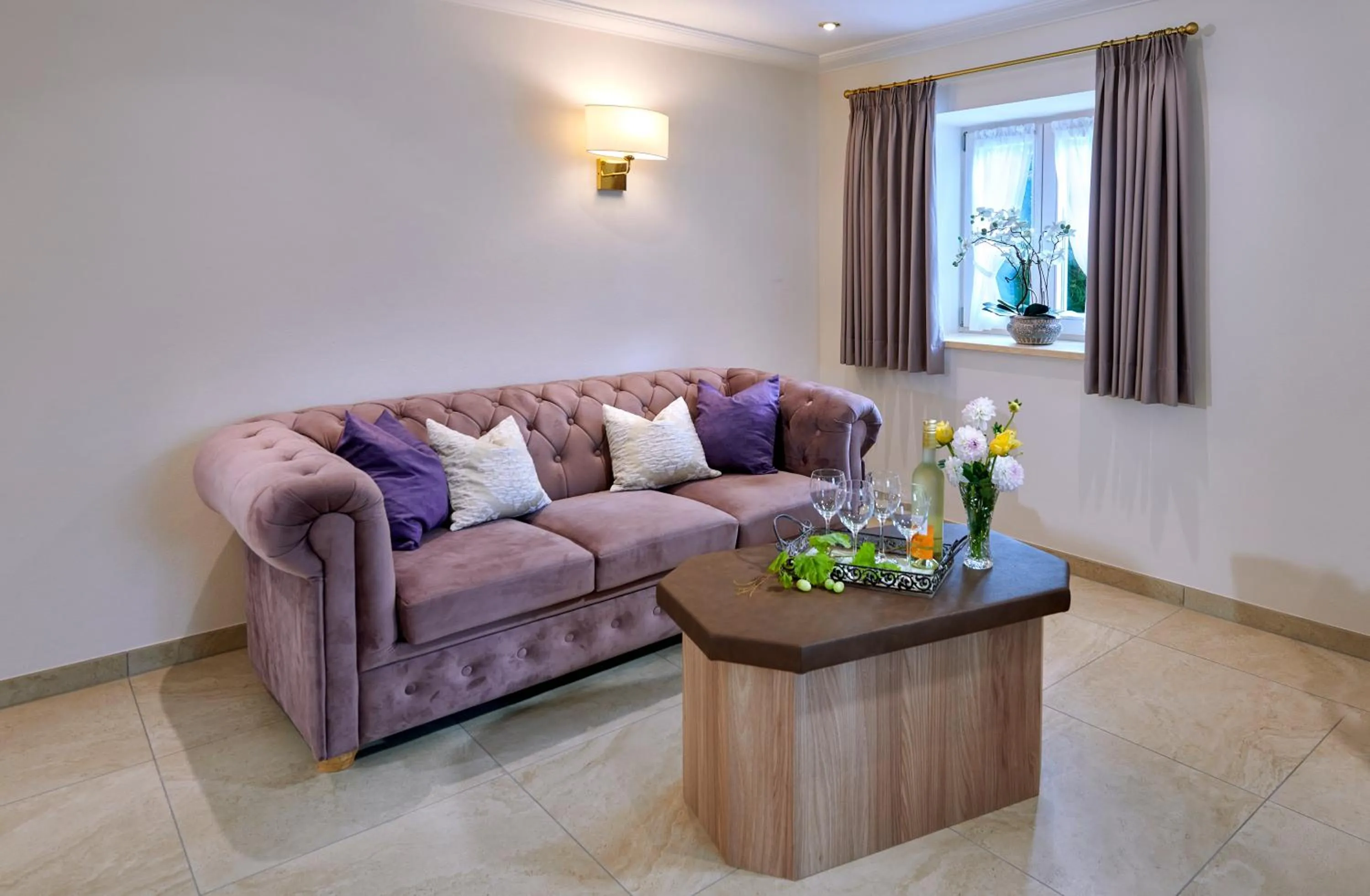 Living room in Ferienwohnungen im Bonnschloessl