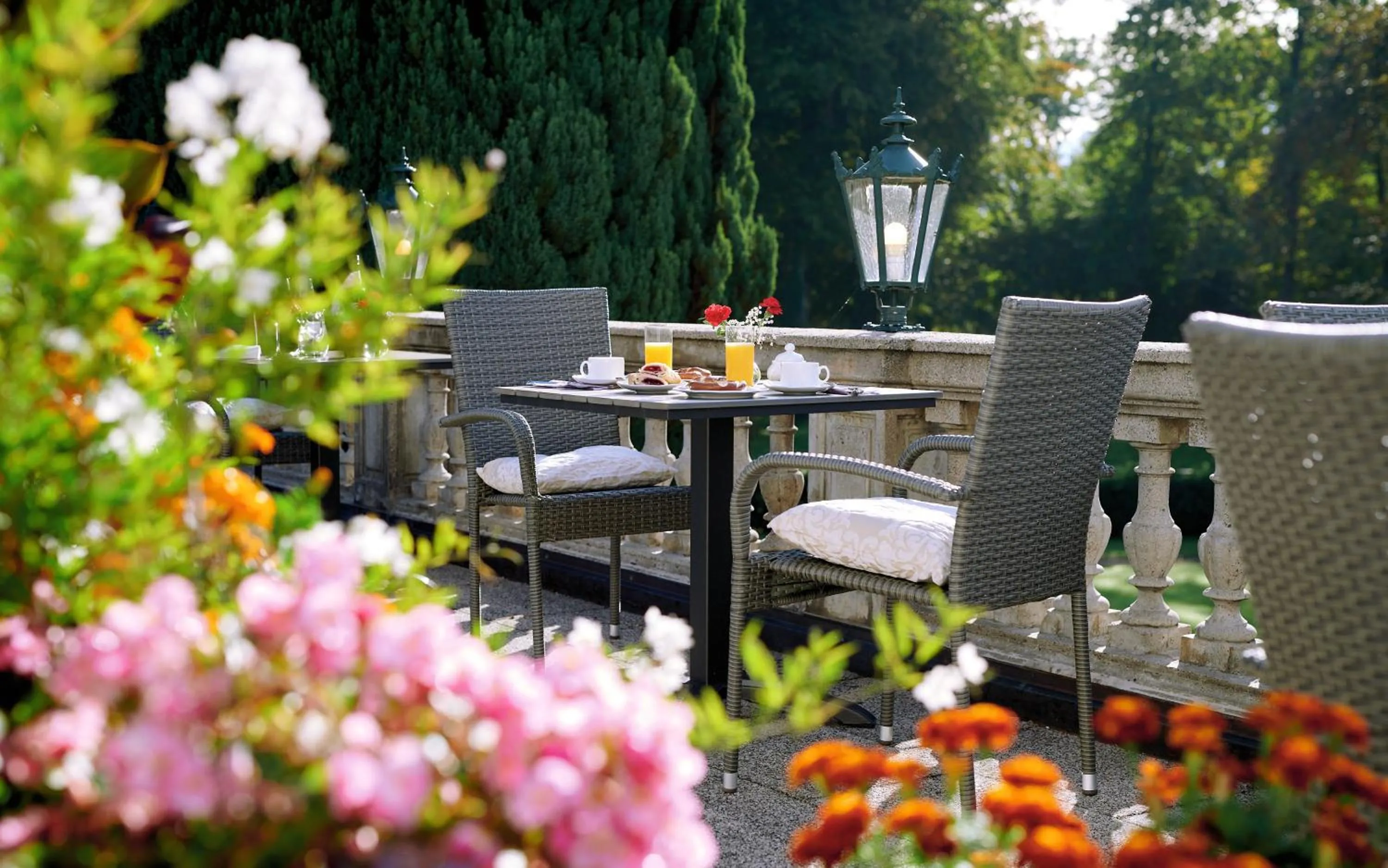 Balcony/Terrace in Ferienwohnungen im Bonnschloessl
