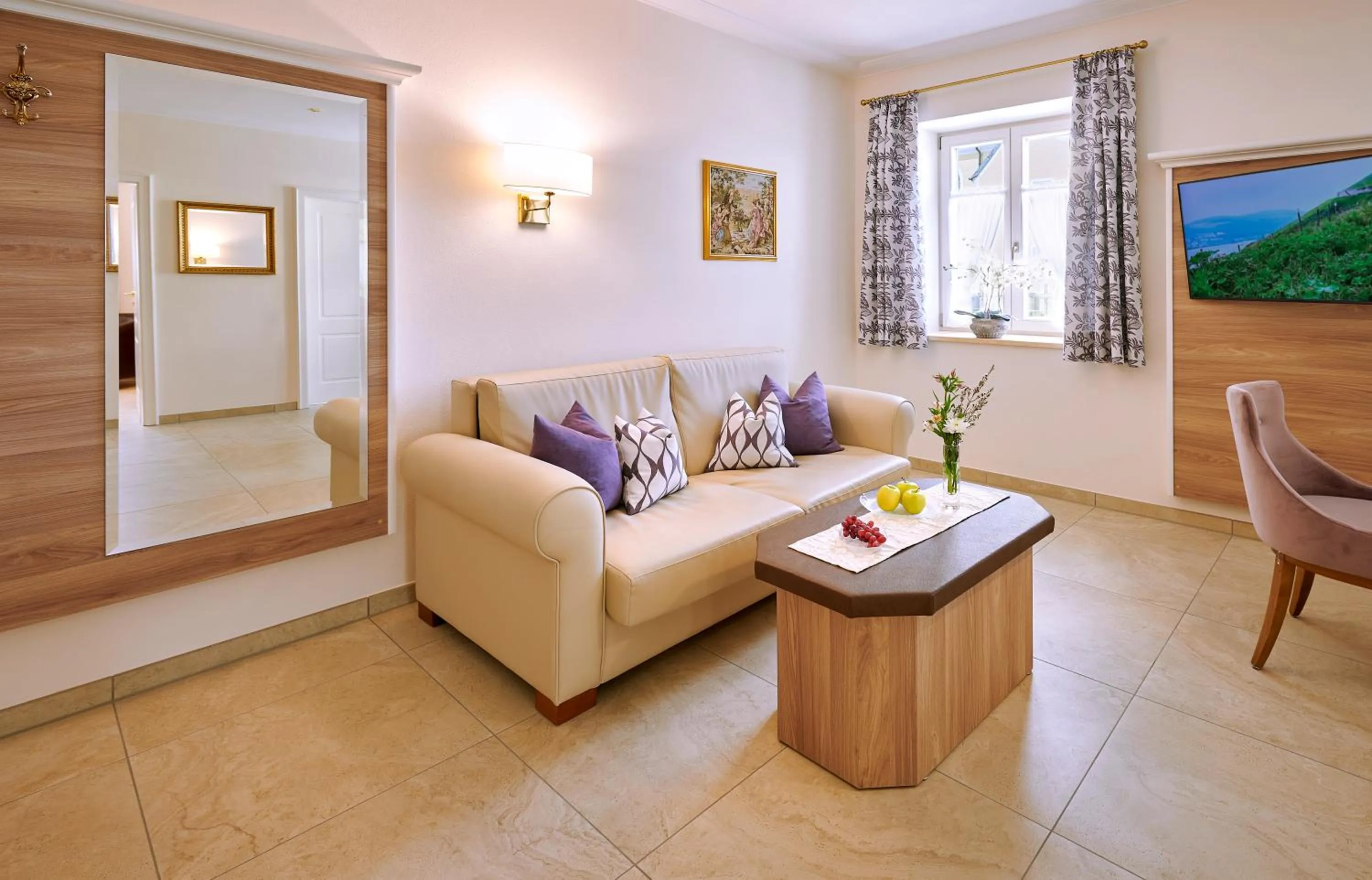 Living room in Ferienwohnungen im Bonnschloessl