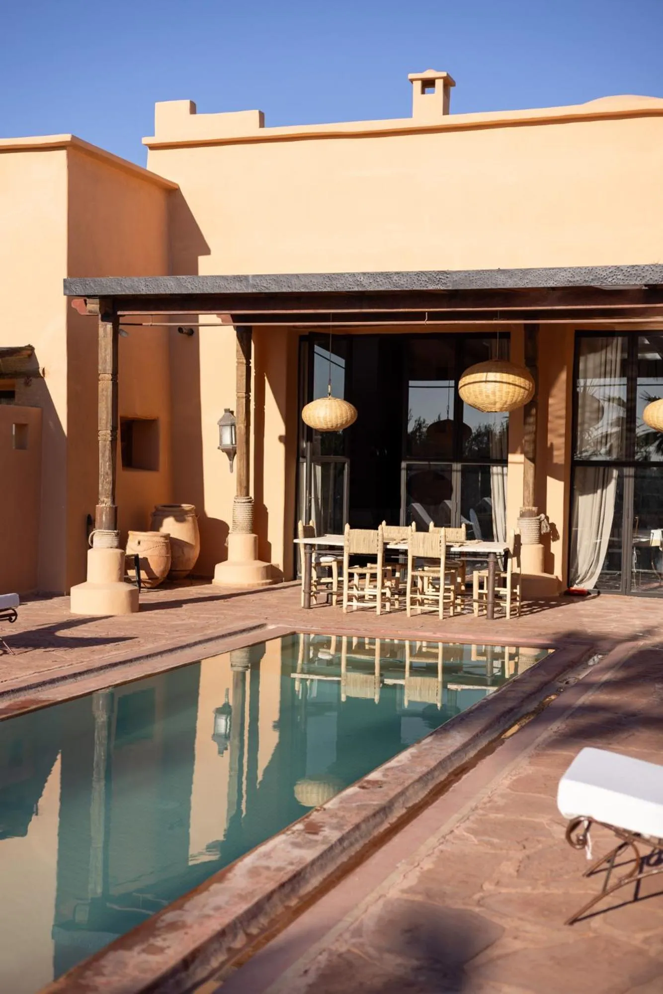 Pool view in Jnane Allia