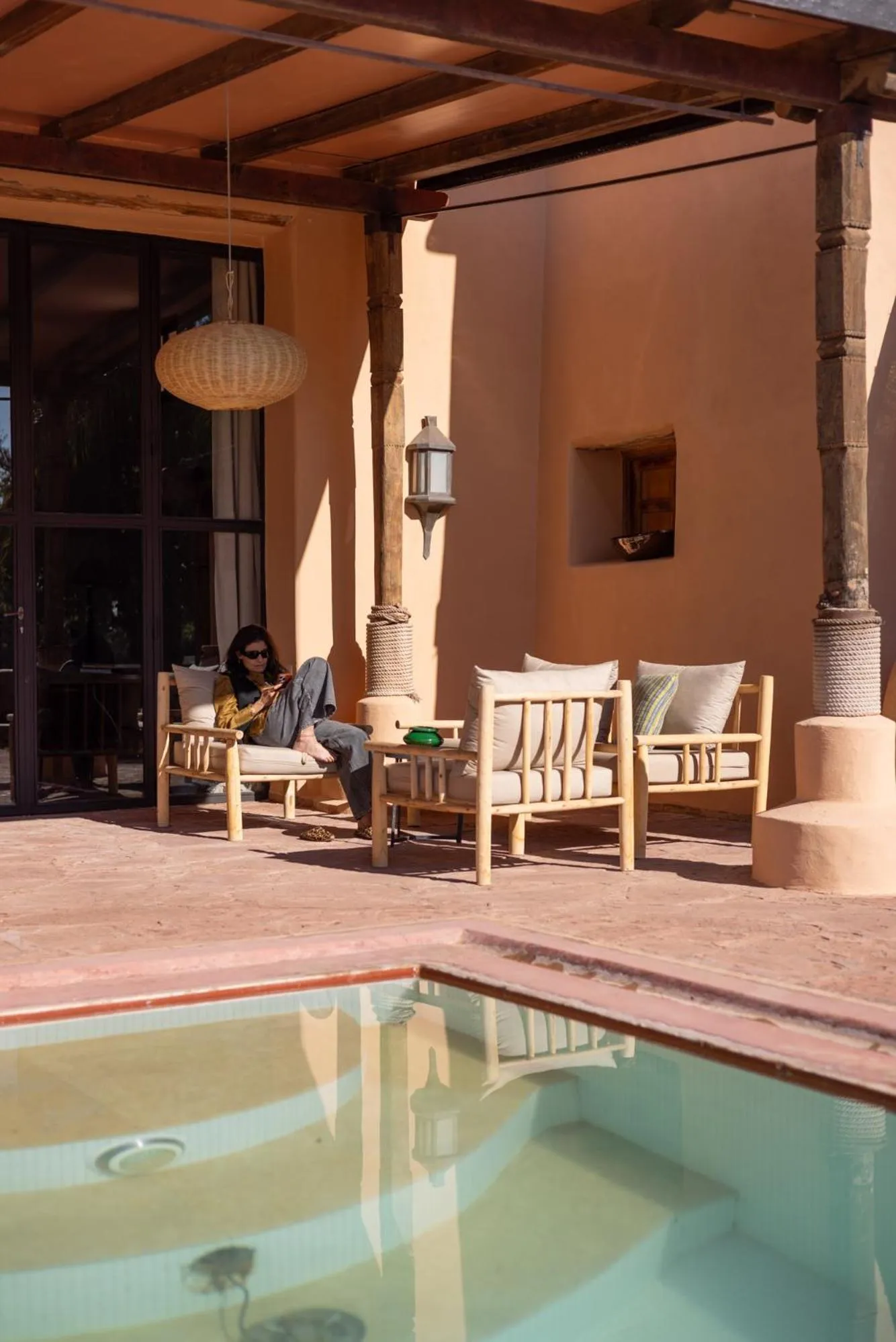 Seating area in Jnane Allia