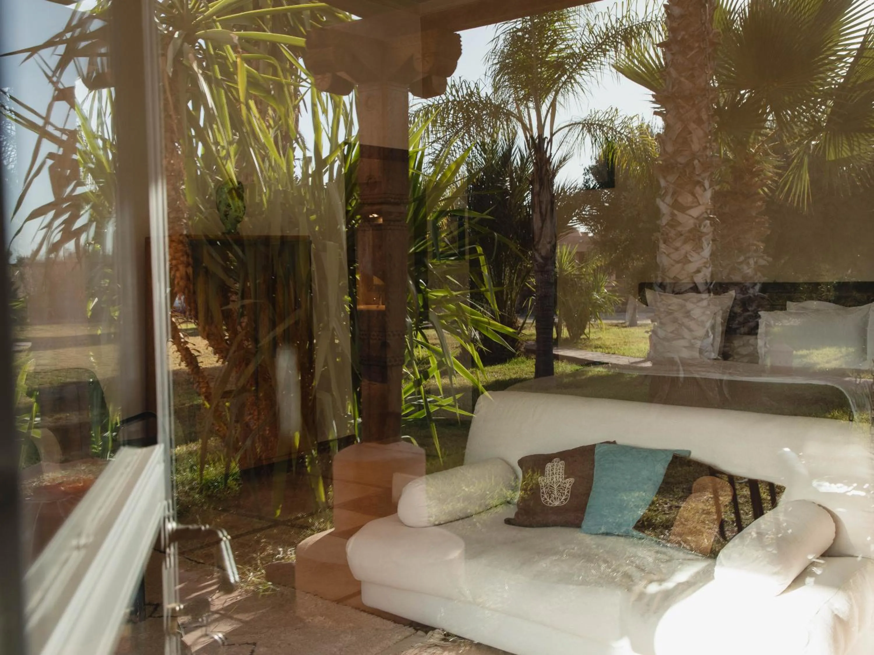 Garden view in Jnane Allia